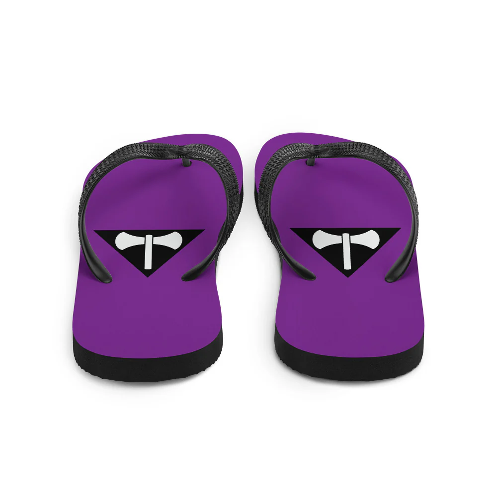 Labris Lesbian Flag Flip-Flops - Image 4
