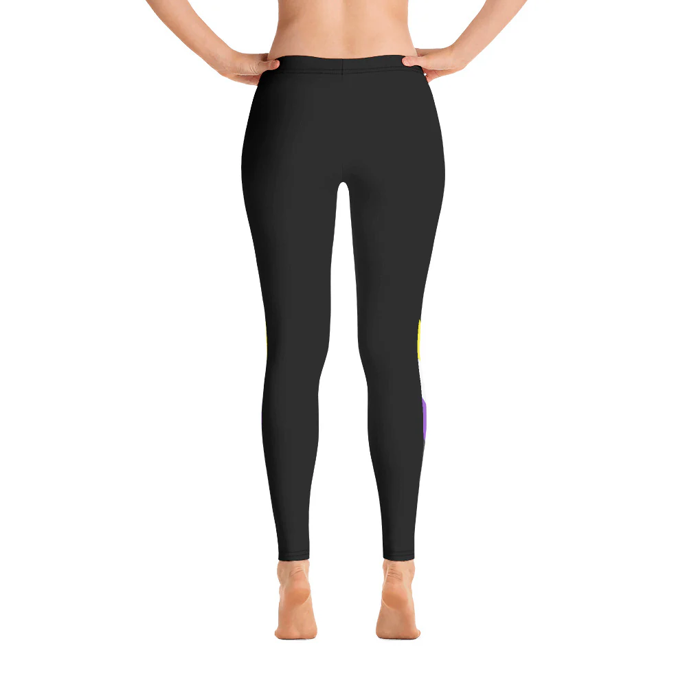 Non-Binary Pride Flag Leggings - Image 4