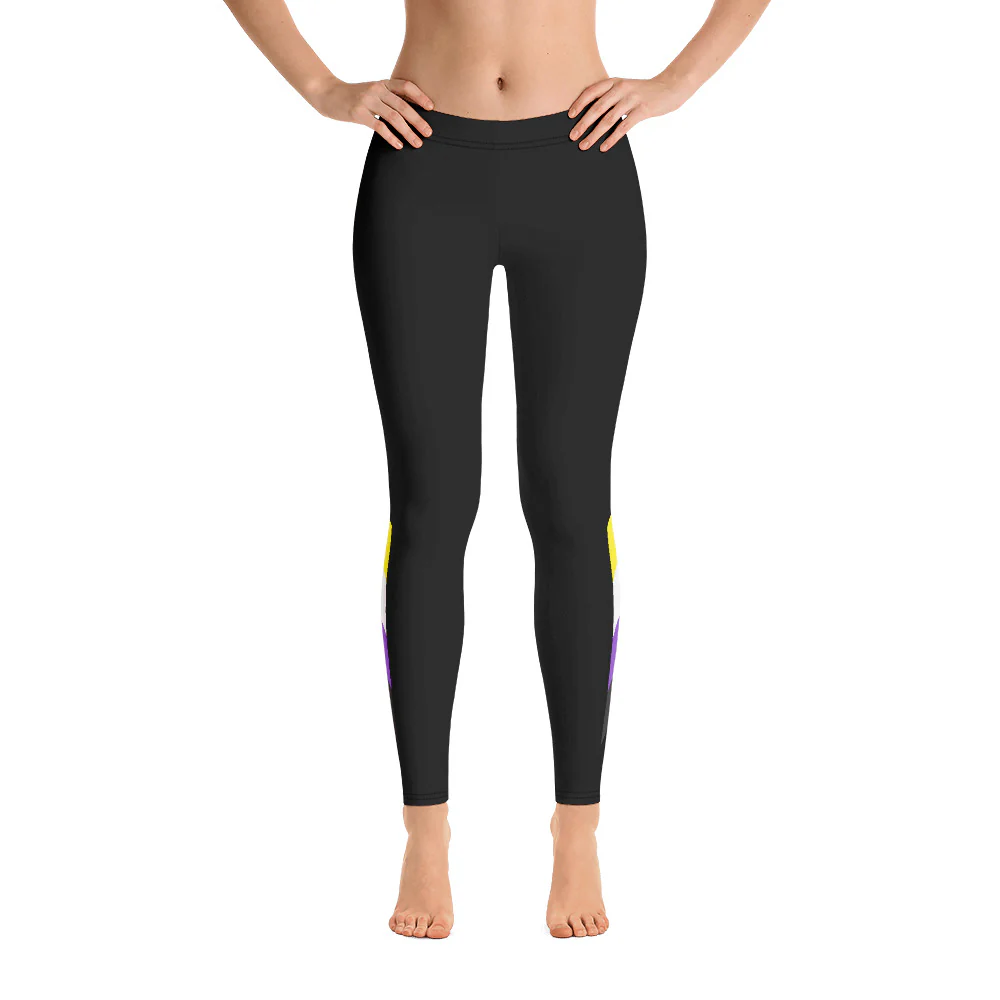 Non-Binary Pride Flag Leggings - Image 5