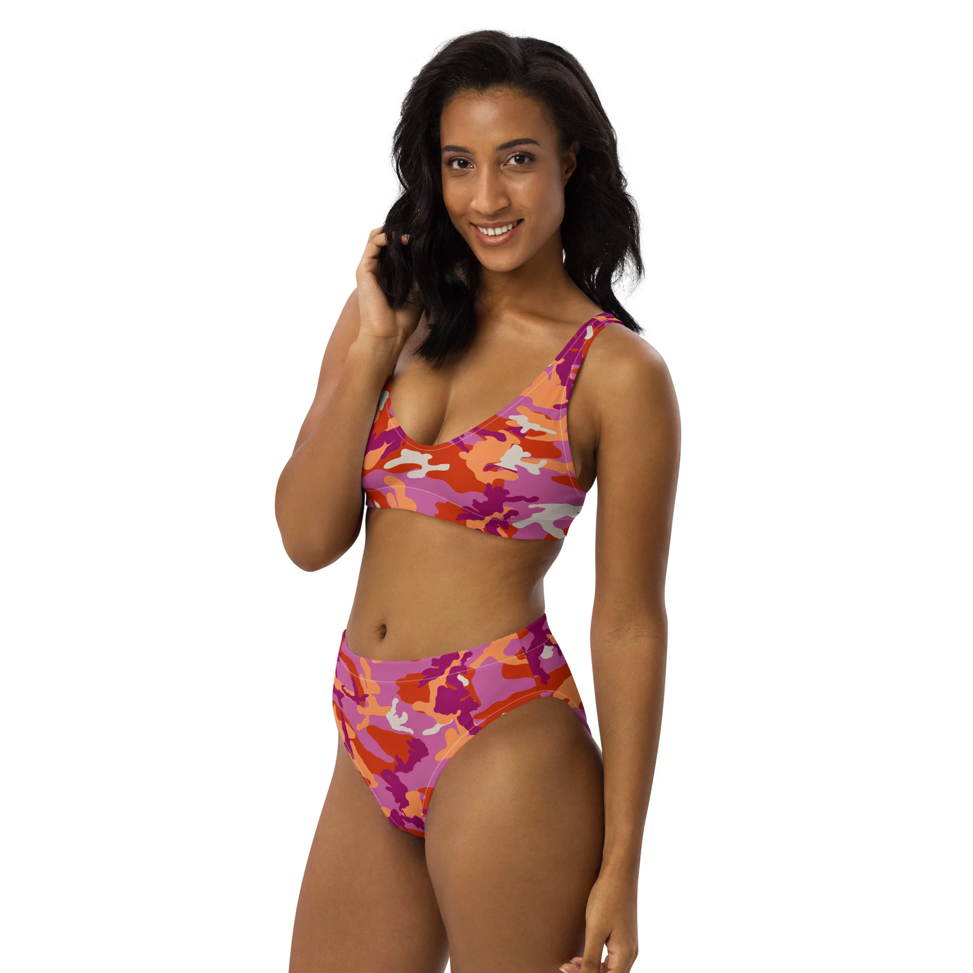 Lesbian Camo High-Waisted Bikini - Image 2