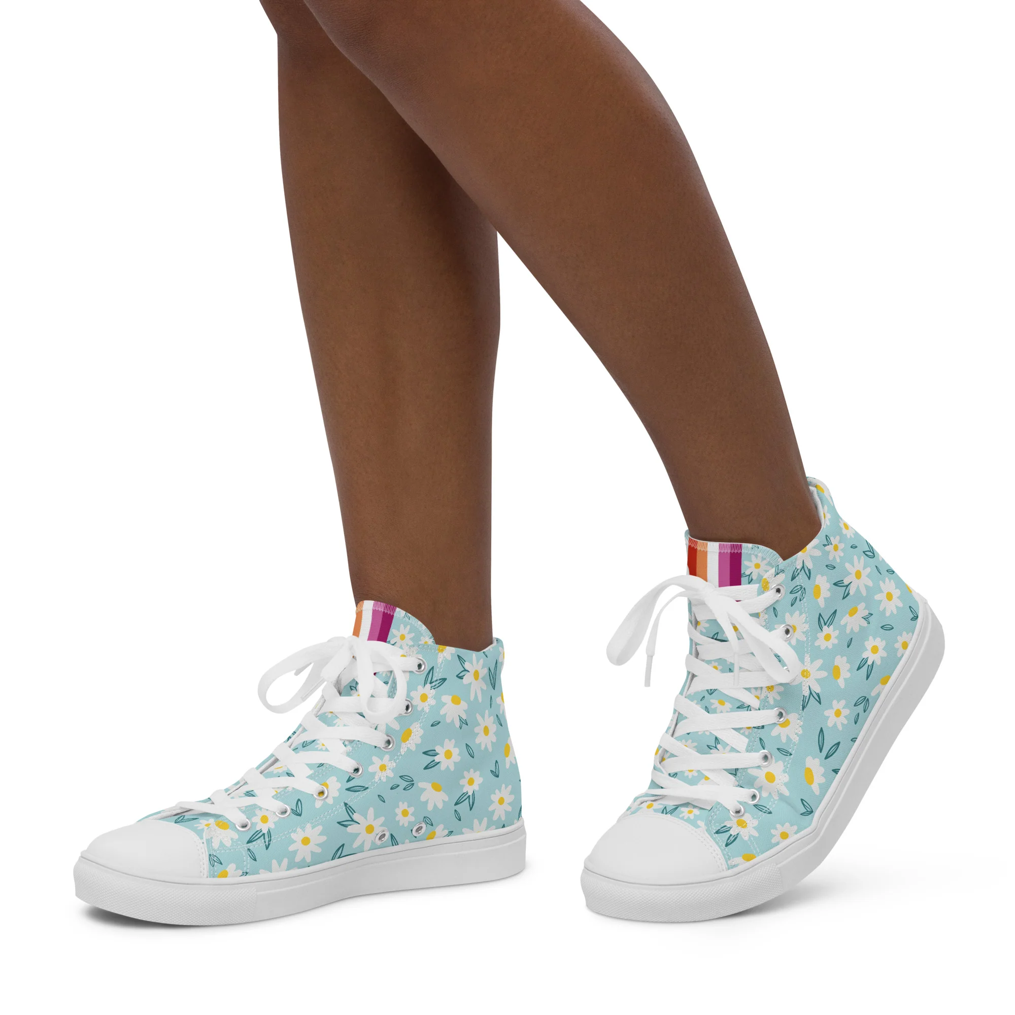 Lesbian Daisy High Top Shoes (female sizes) - Image 5