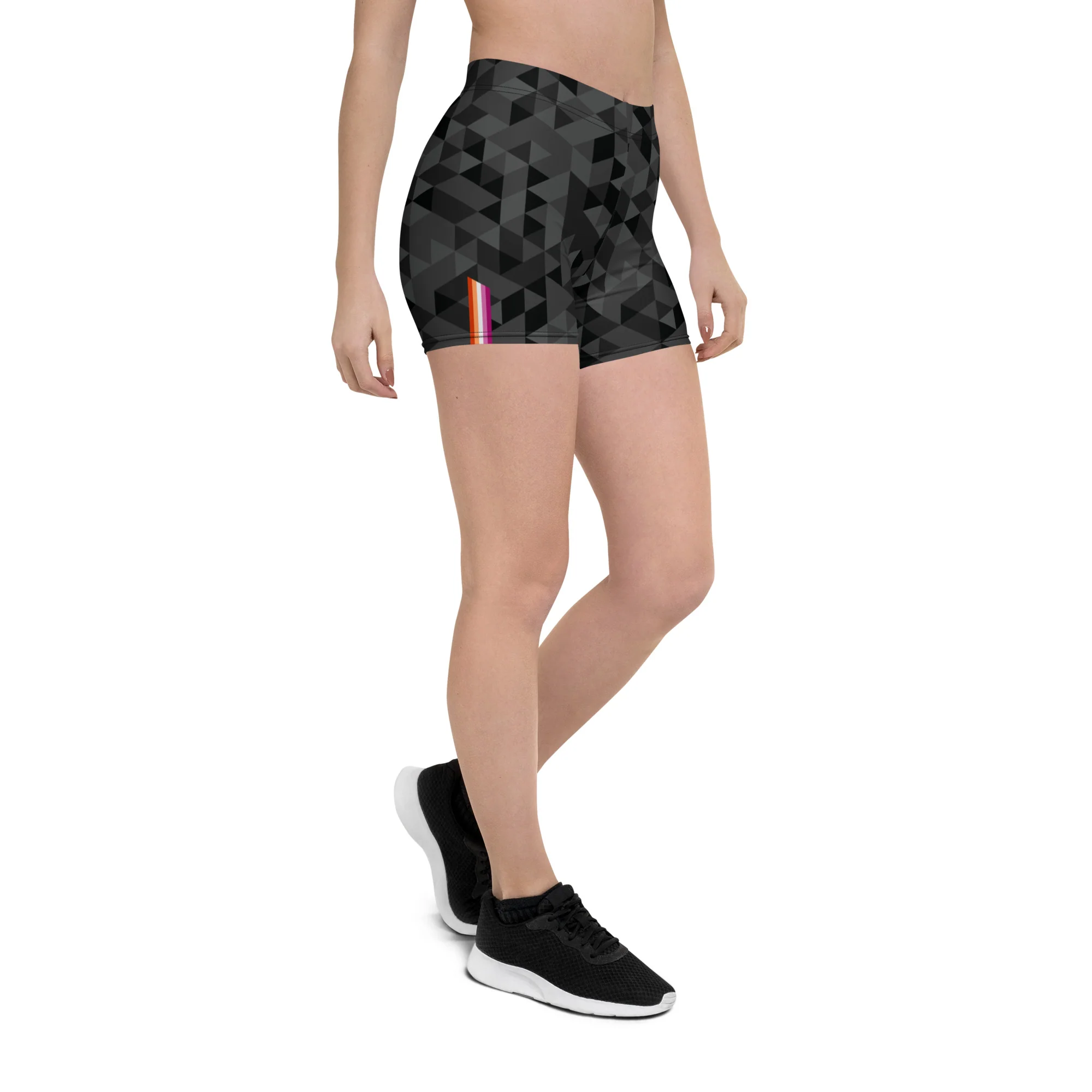 Lesbian Triangle Pattern Legging Shorts - Image 10