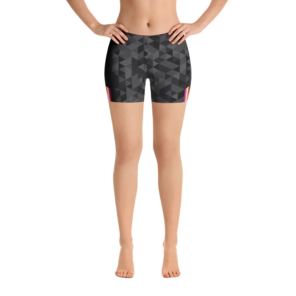 Lesbian Triangle Pattern Legging Shorts - Image 3
