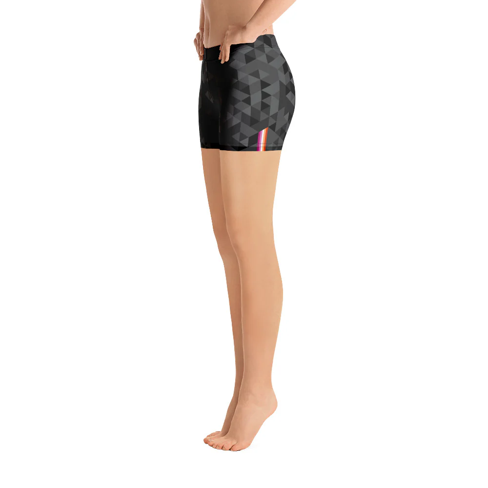 Lesbian Triangle Pattern Legging Shorts - Image 8