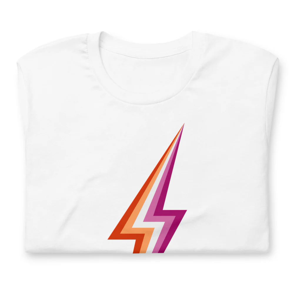 Lesbian Lightning T-Shirt - Image 2