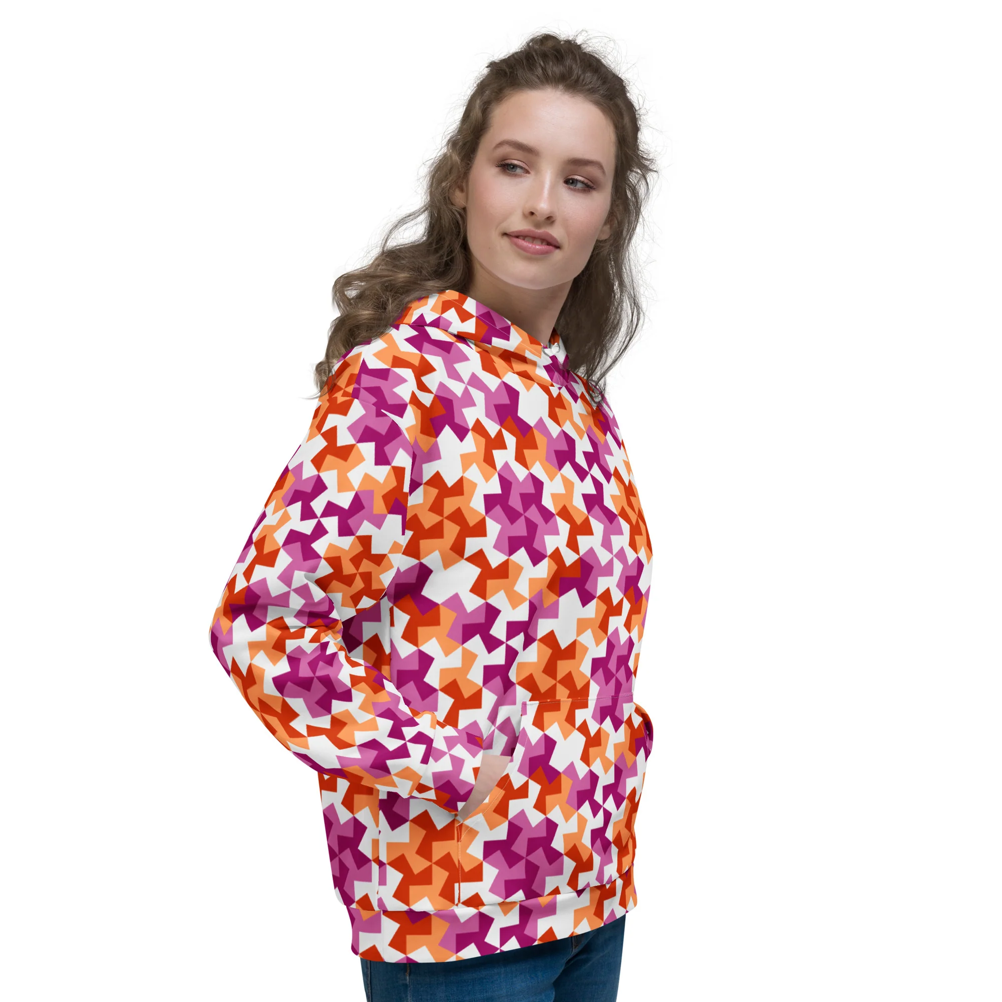 Lesbian Pattern X Hoodie - Image 3