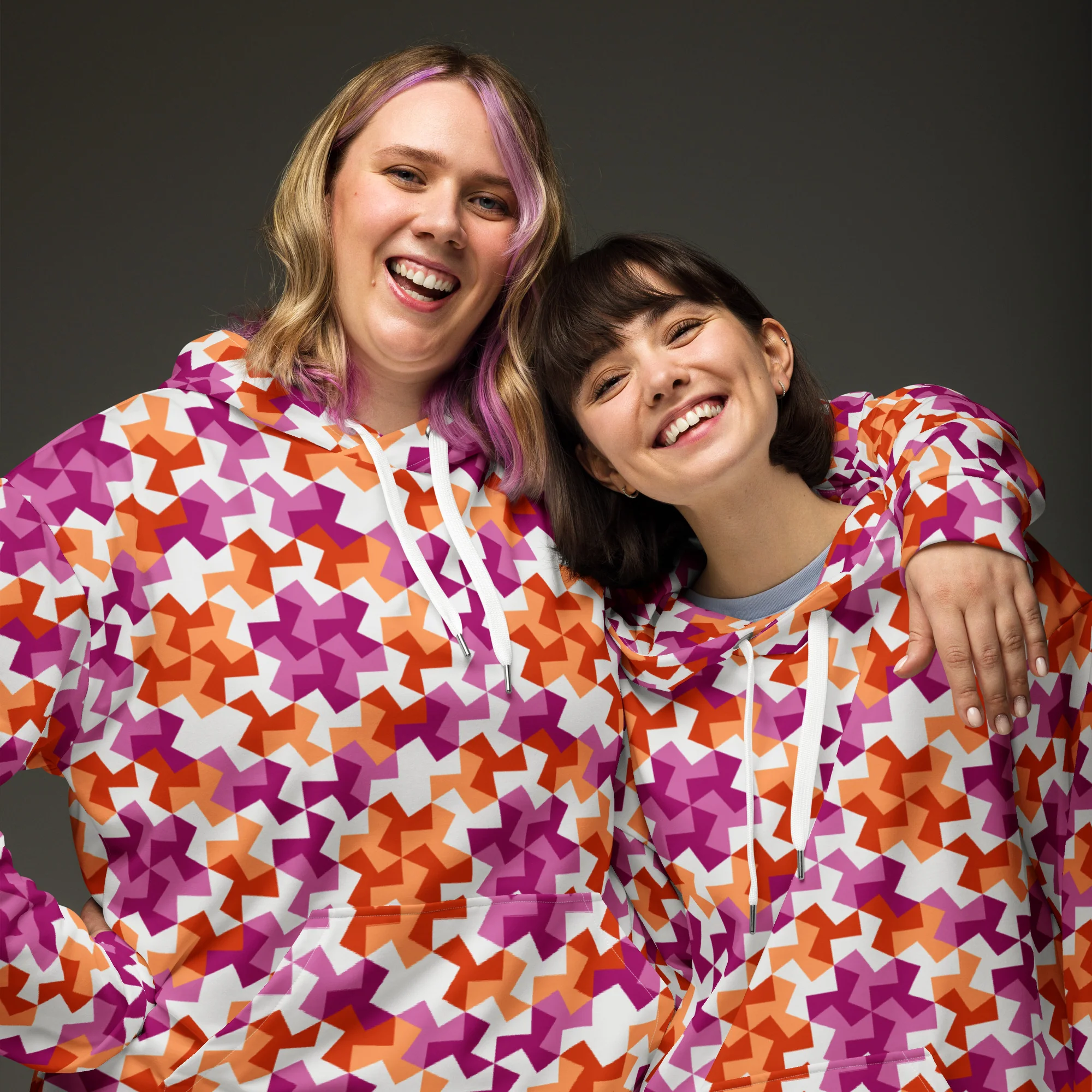 Lesbian Pattern X Hoodie - Image 5