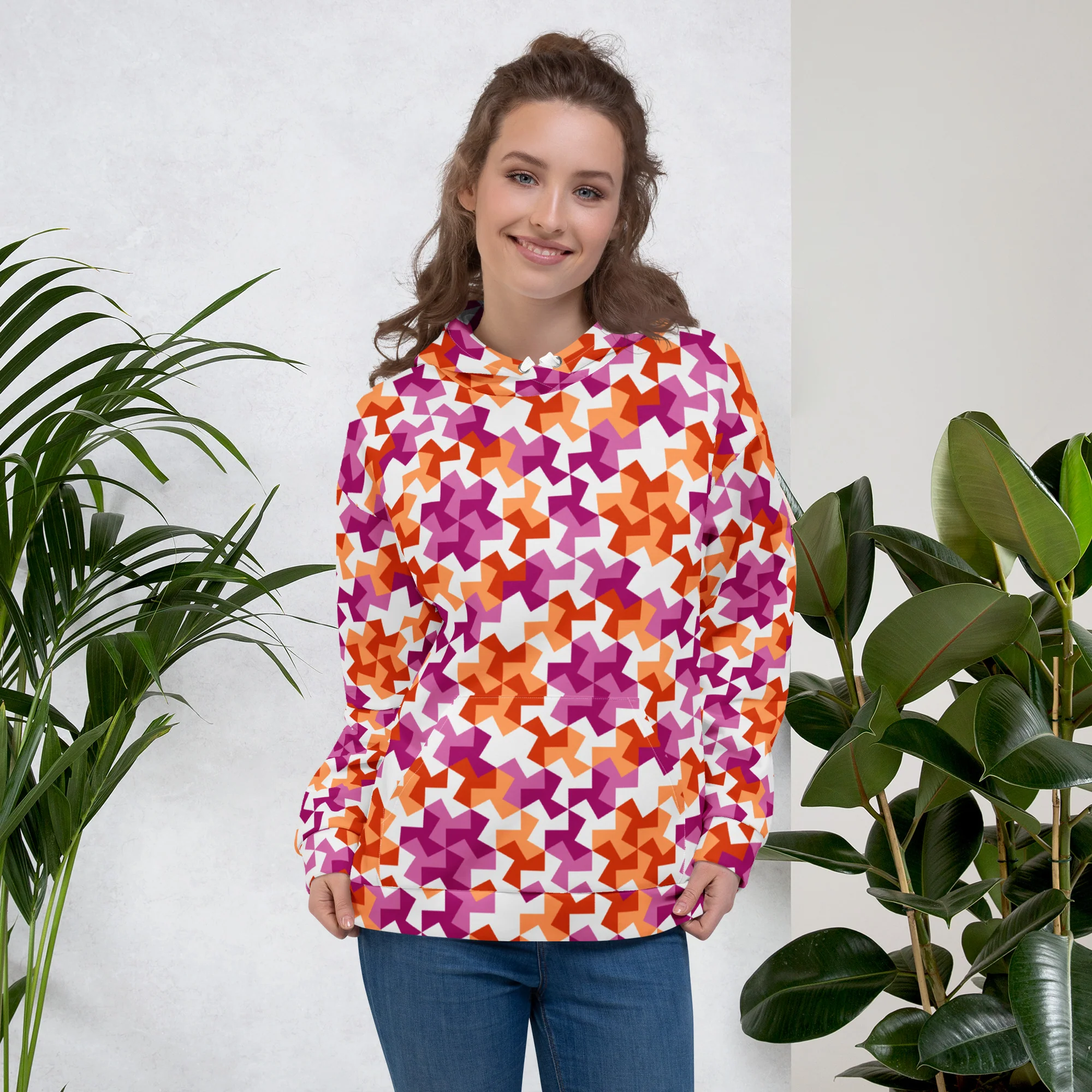 Lesbian Pattern X Hoodie - Image 6