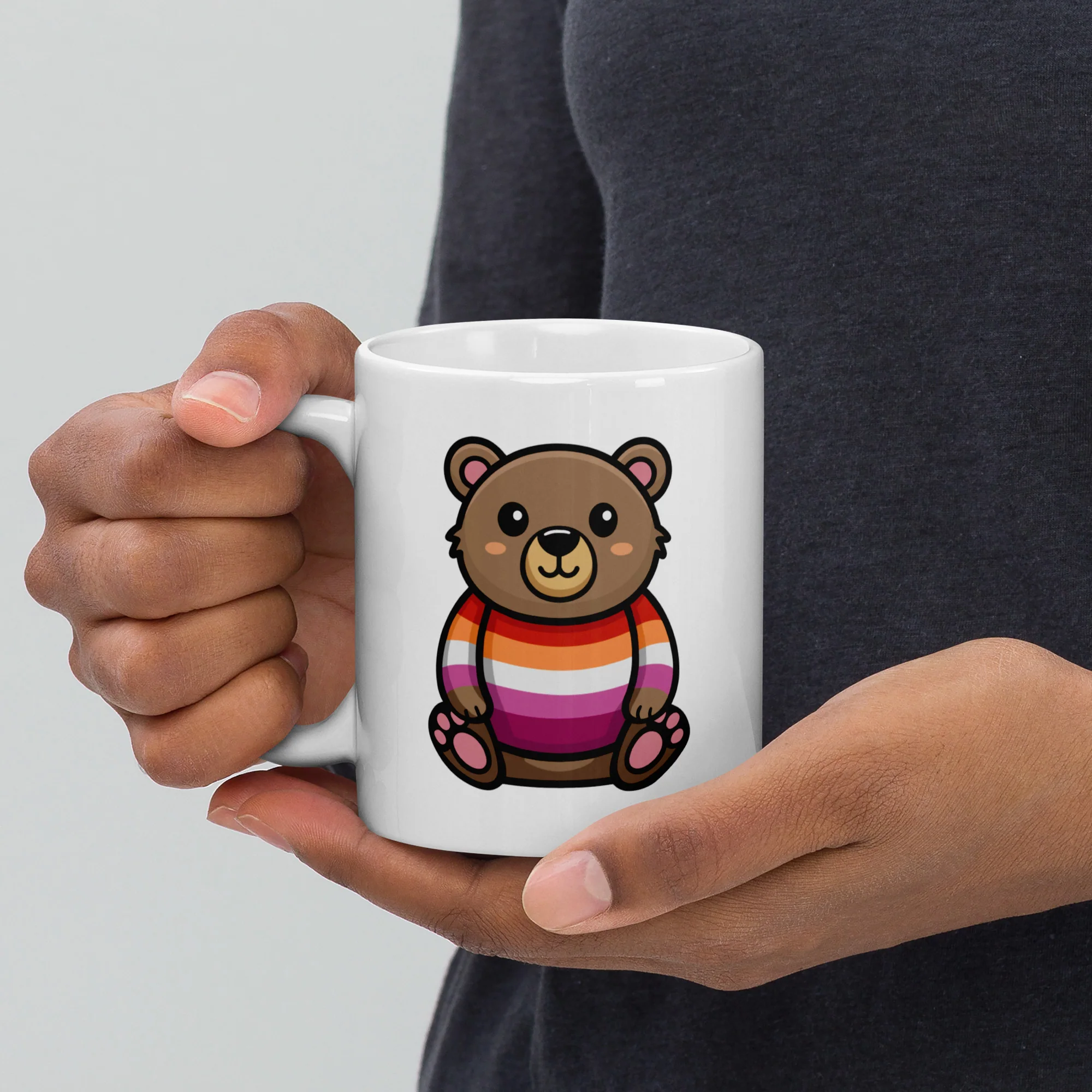 Lesbian Pride Bear Mug - Image 2