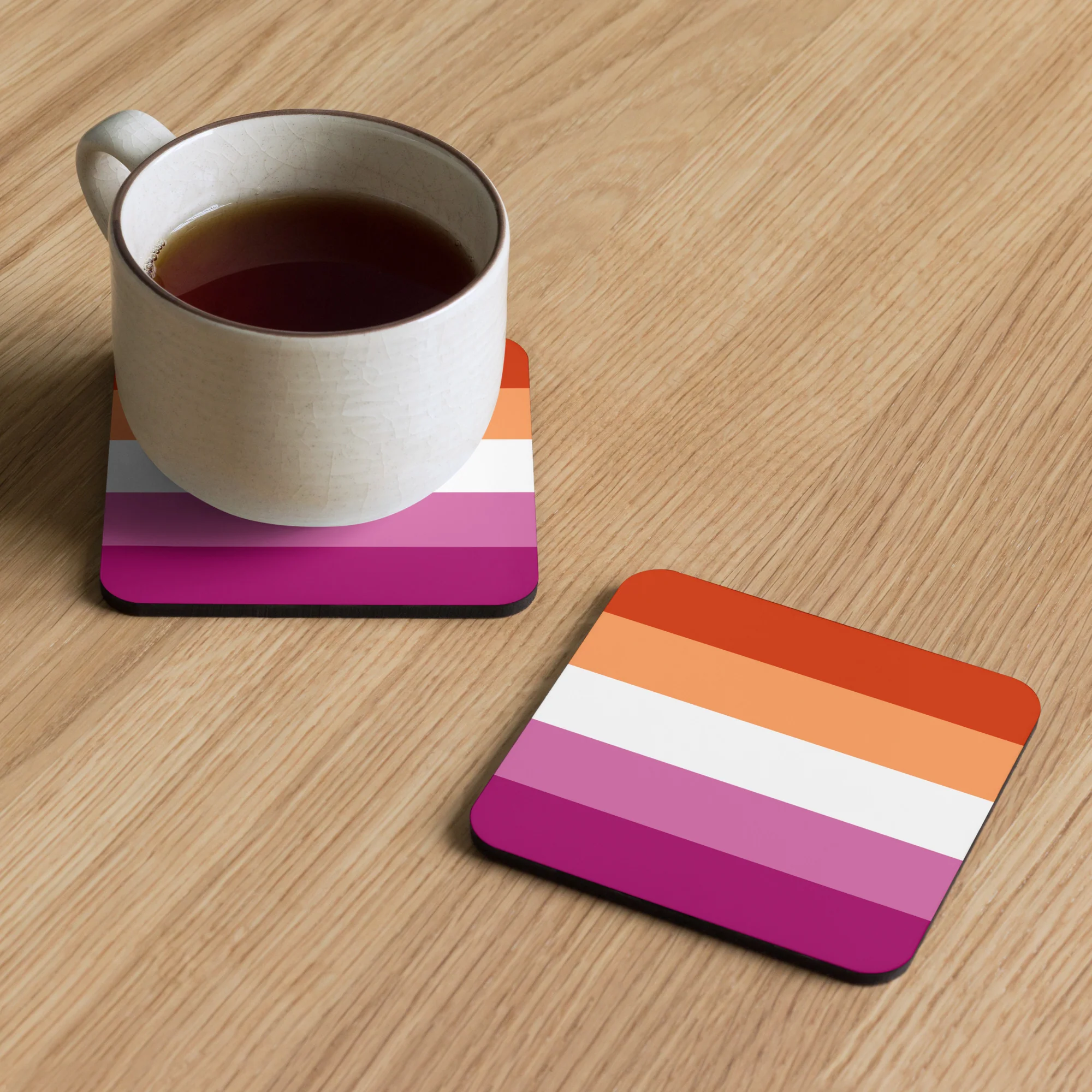 Lesbian Pride Flag Coaster - Image 5