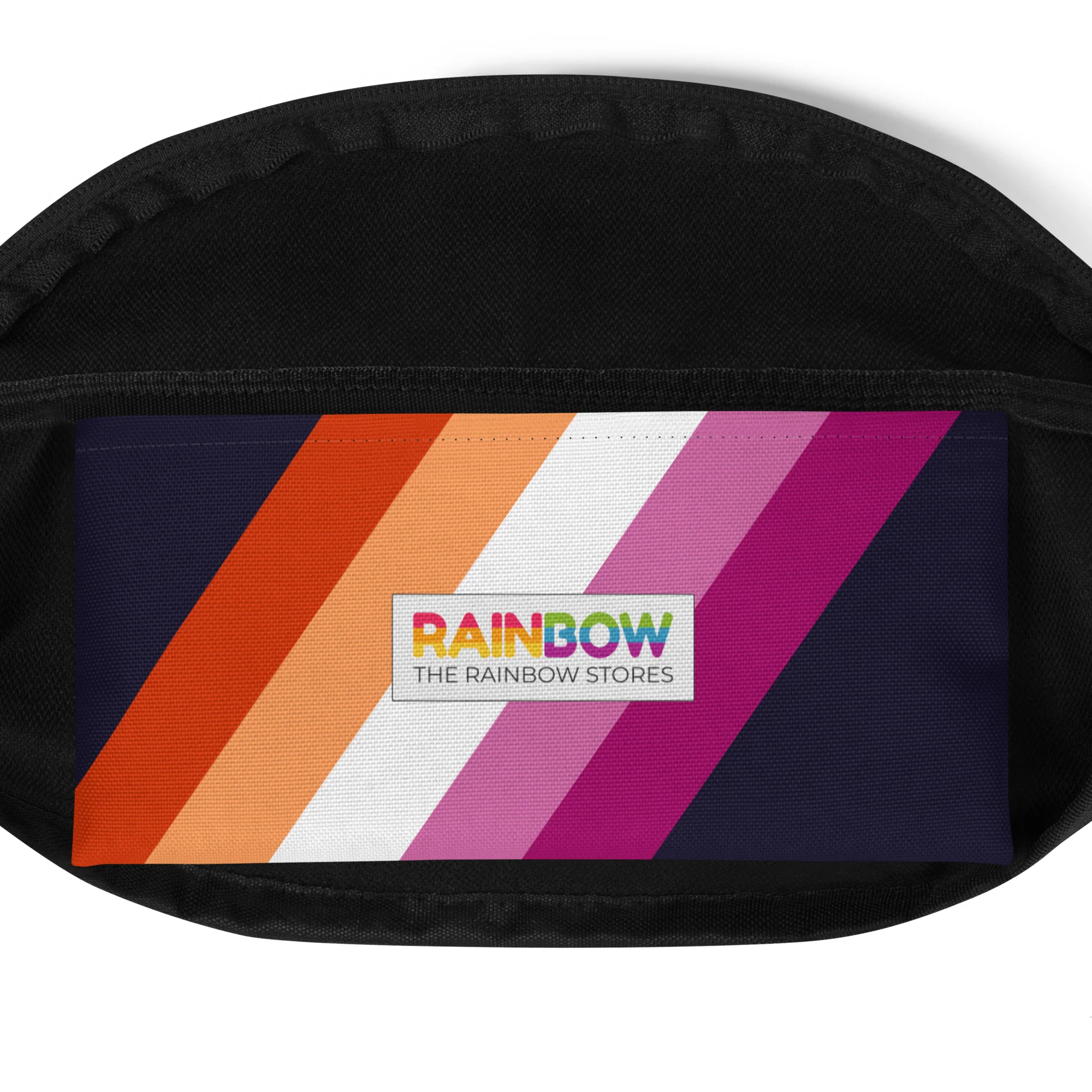 Lesbian Pride Flag Diagonal Fanny Pack/Bum Bag - Image 7