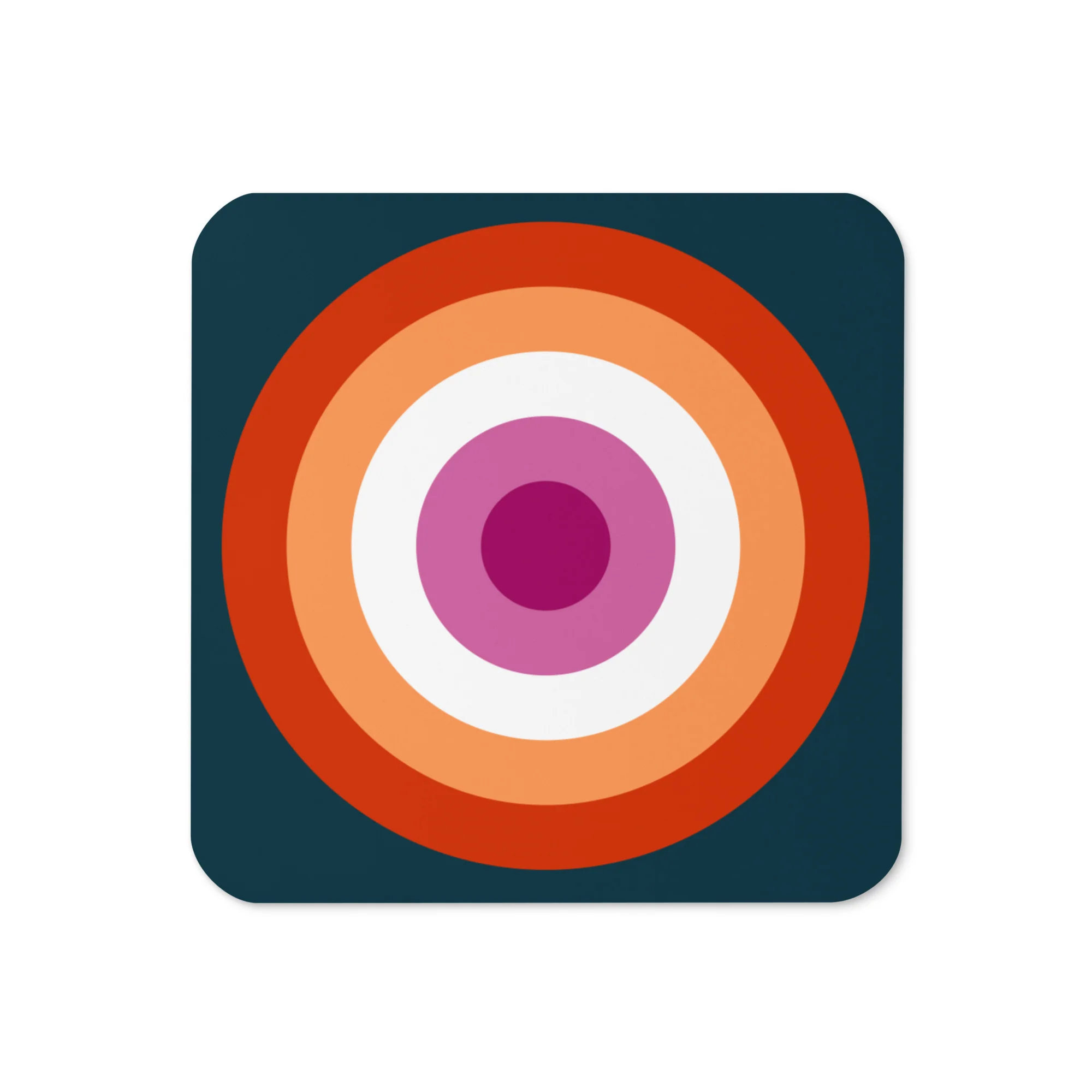Lesbian Pride Flag Roundel Coaster