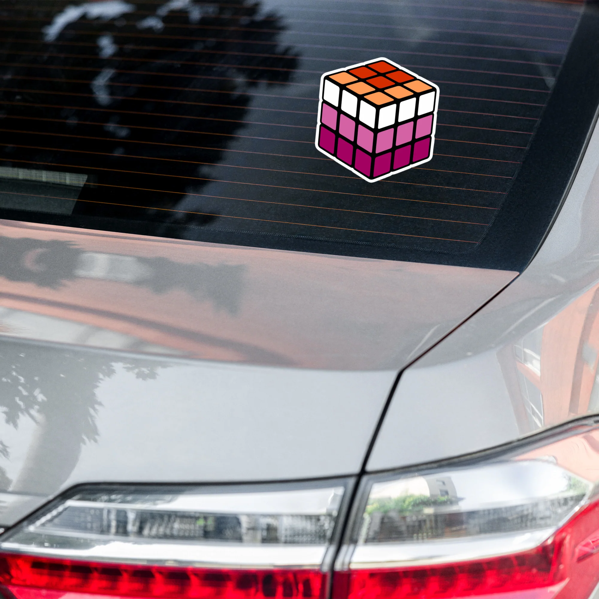 Lesbian Pride Flag Rubik’s Cube Sticker - Image 7