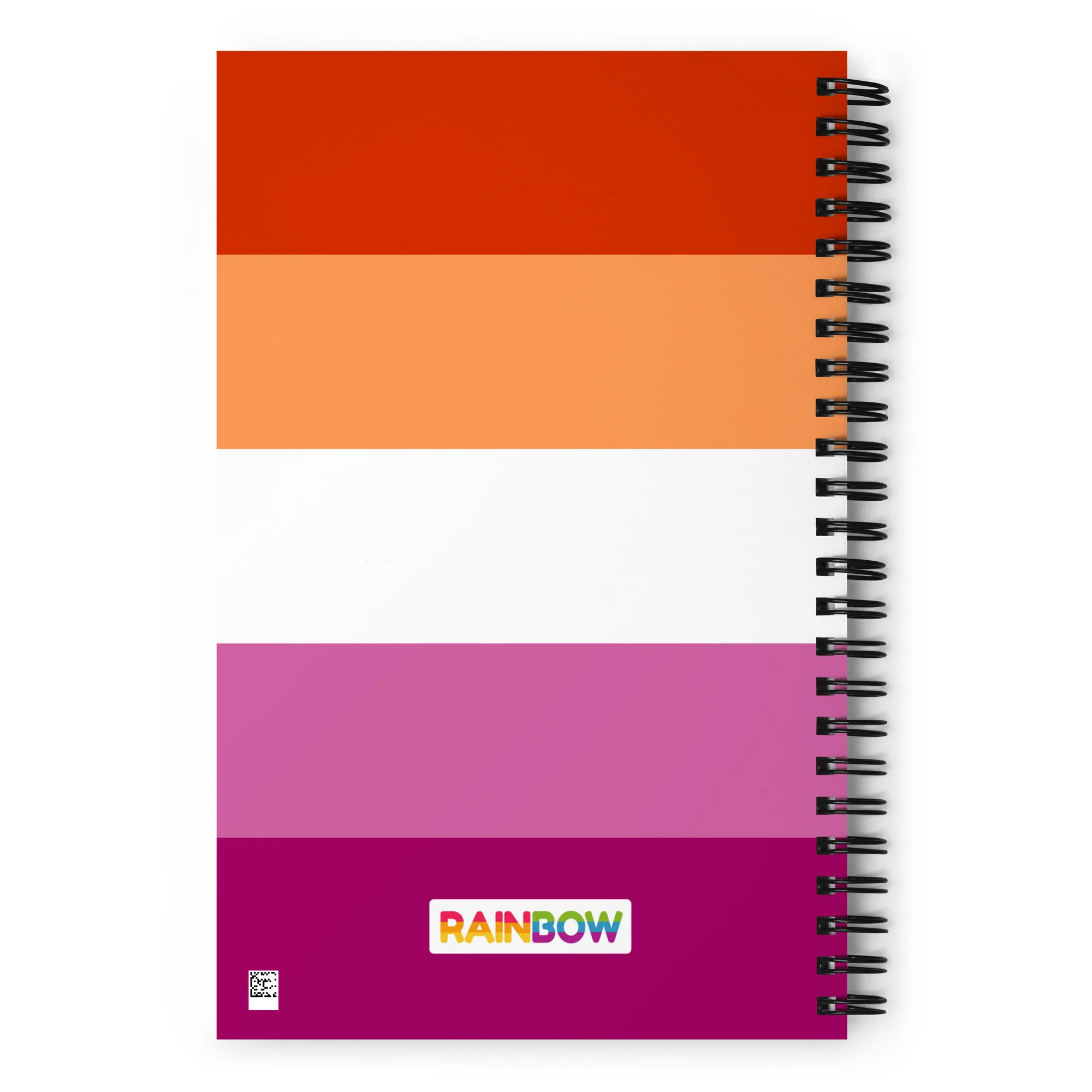 Lesbian Pride Flag Spiral Notebook - Image 3