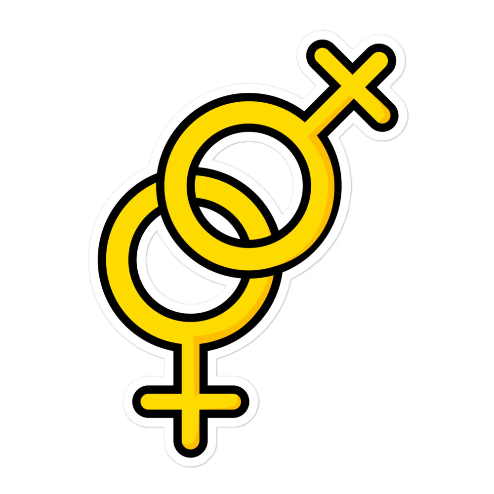 Lesbian Symbol Sticker