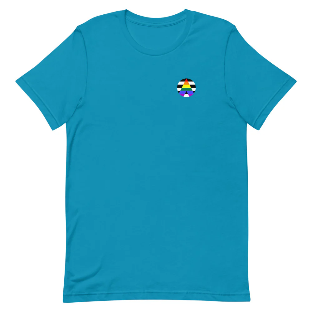 LGBTQ+ Ally Badge T-Shirt - Image 5