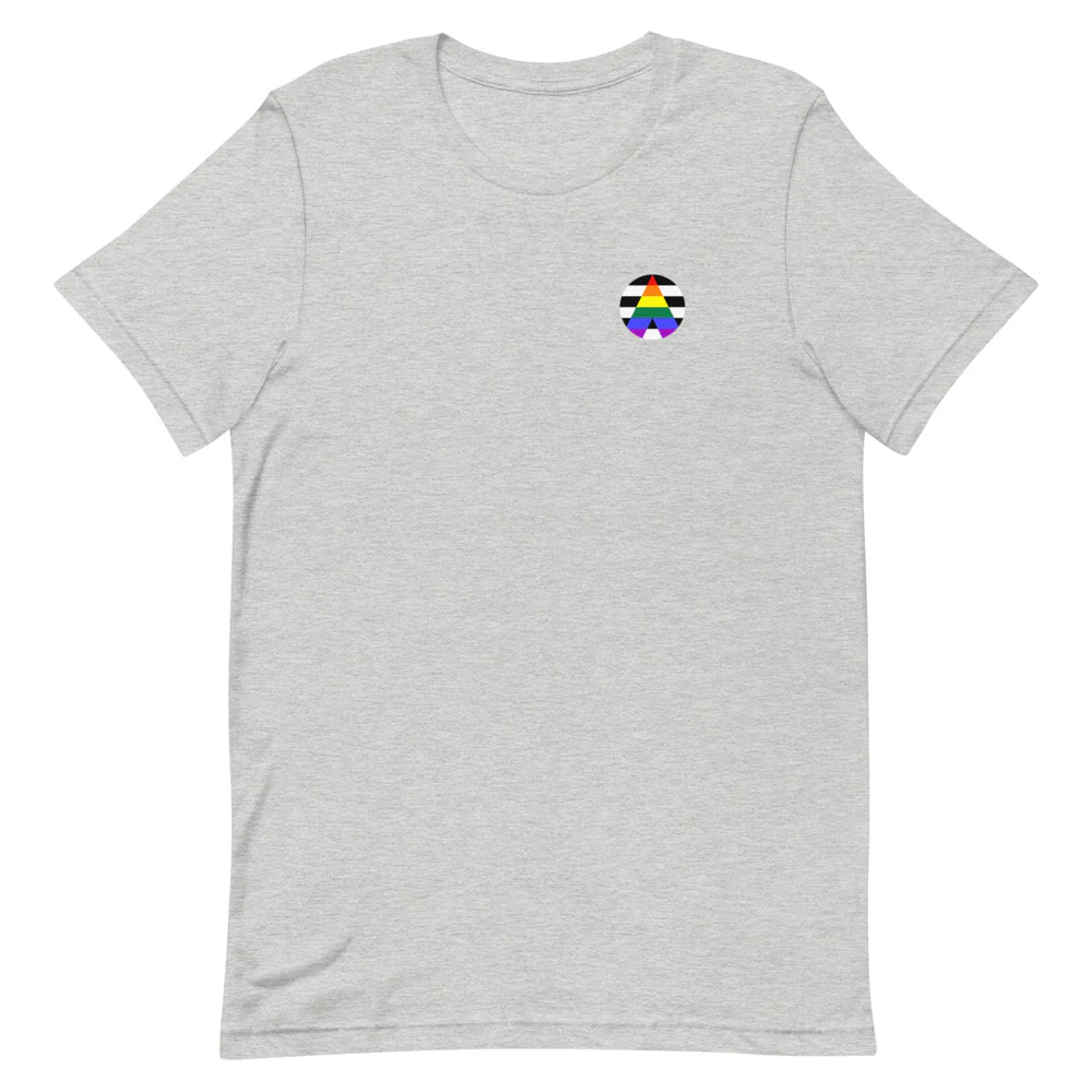 LGBTQ+ Ally Badge T-Shirt - Image 7