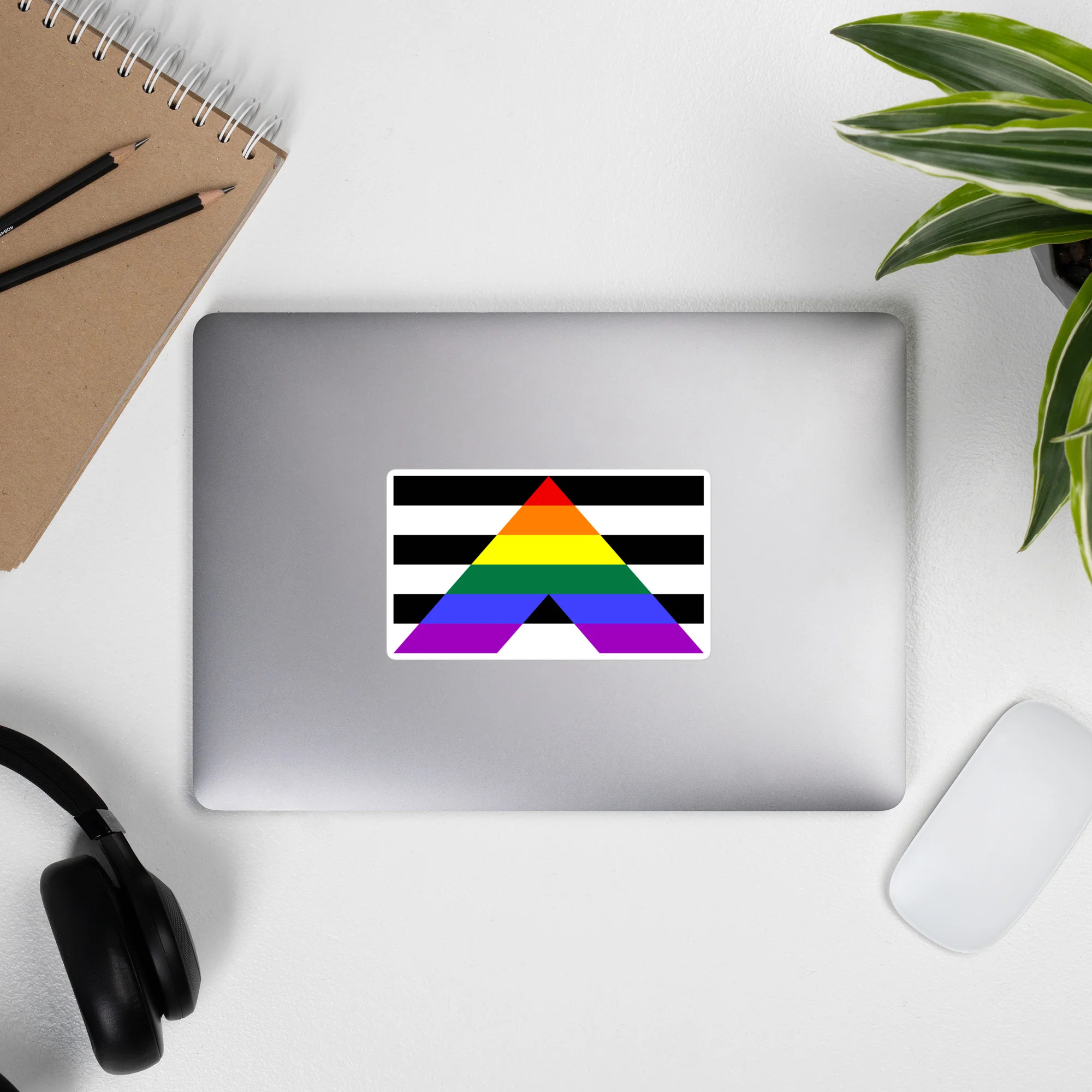 LGBTQ+ Ally Flag Sticker - Image 5
