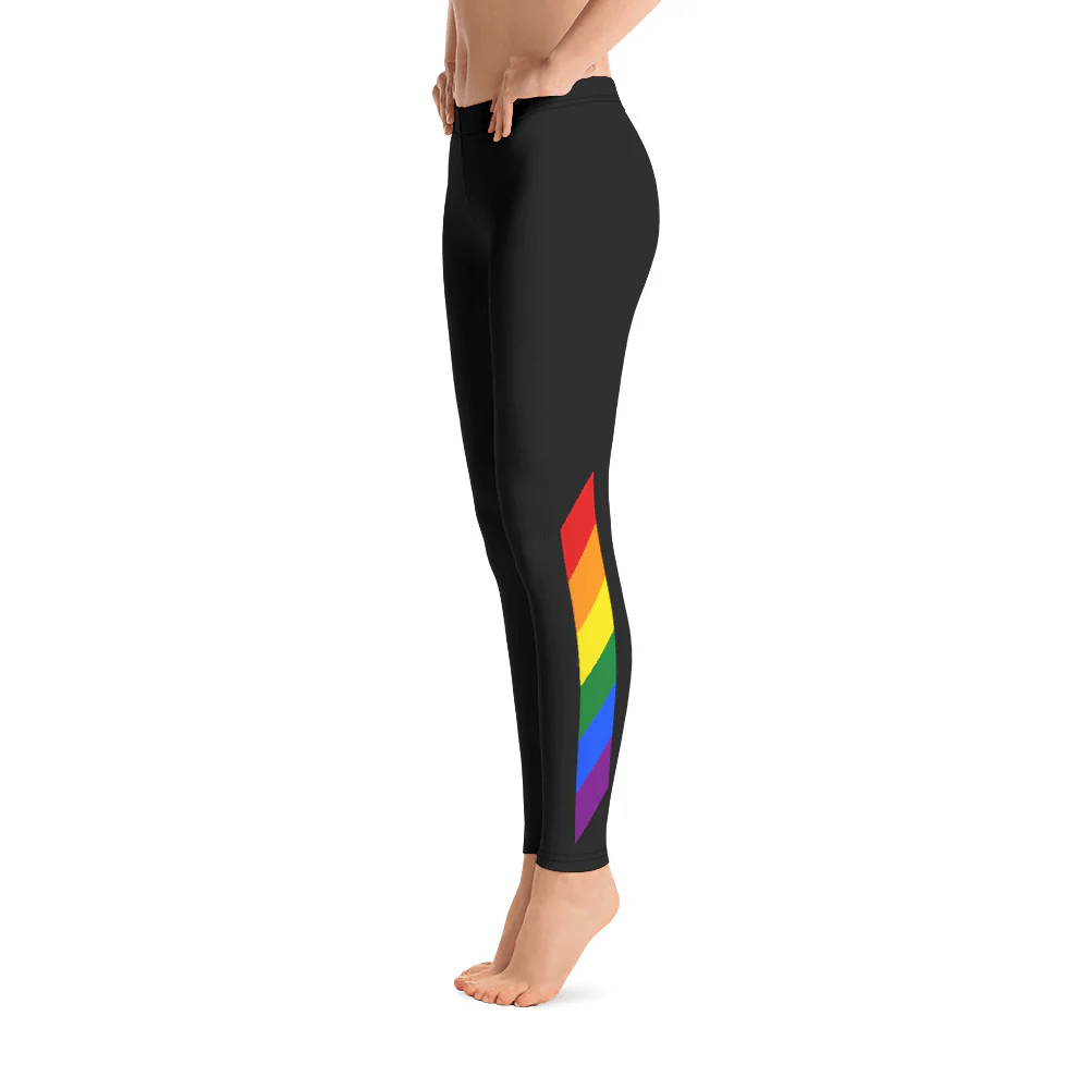 LGBTQ+ Rainbow Pride Flag Leggings