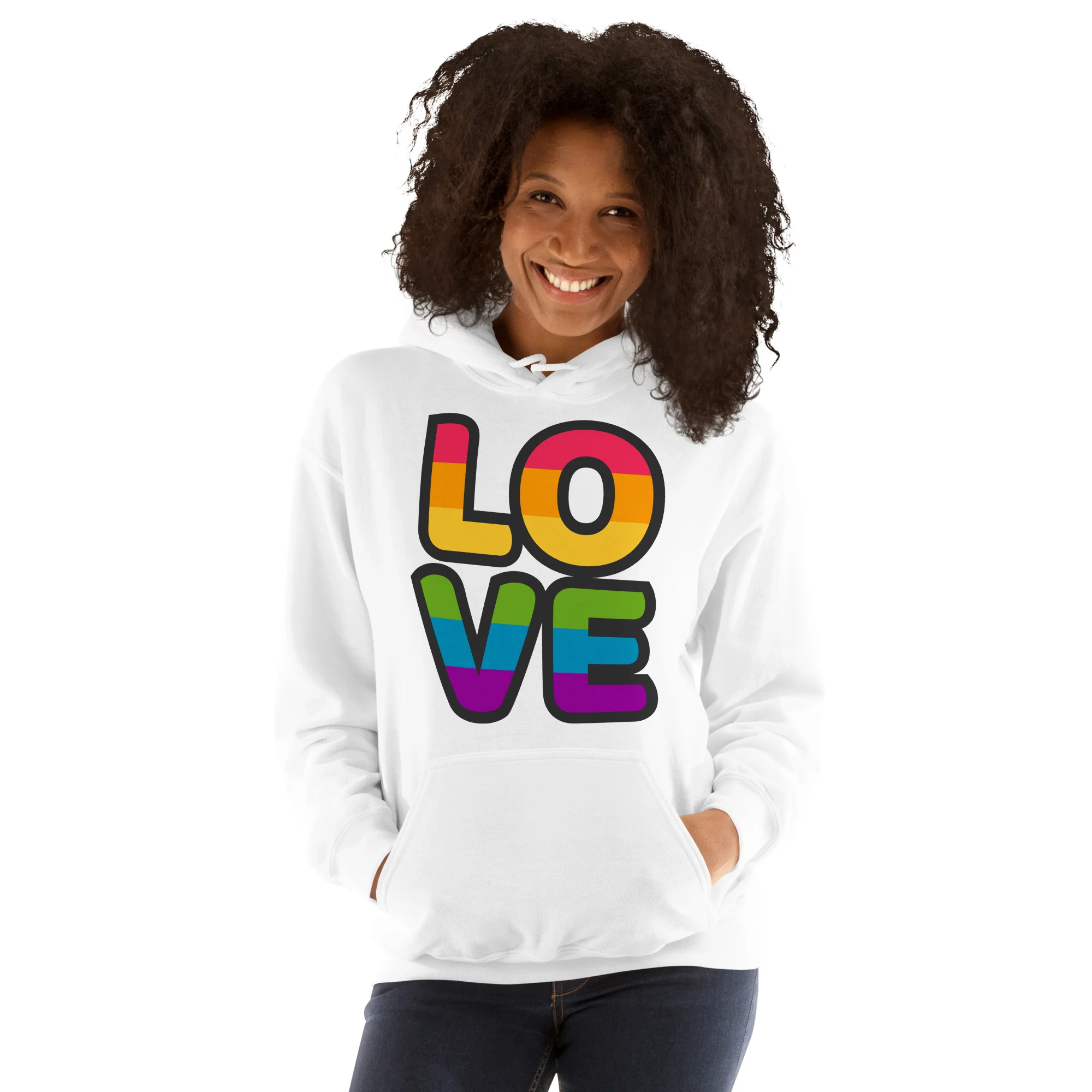 Love Pop Art Hoodie - Image 3
