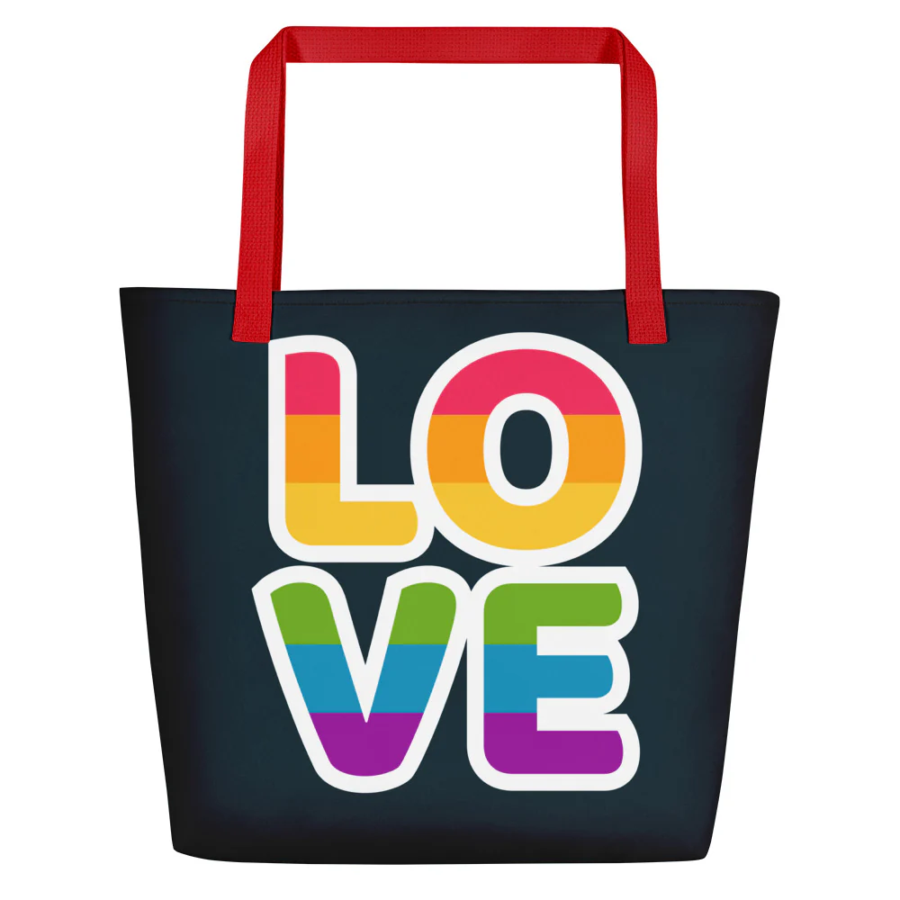 Love Large Tote/Beach Bag - Image 4