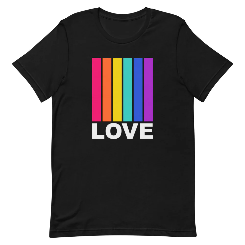 Bright Love Lines T-Shirt - Image 3
