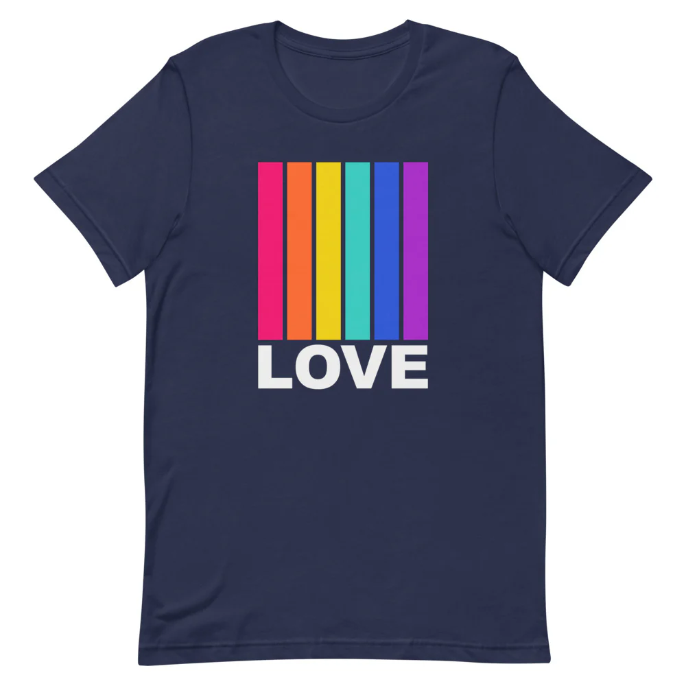 Bright Love Lines T-Shirt - Image 4