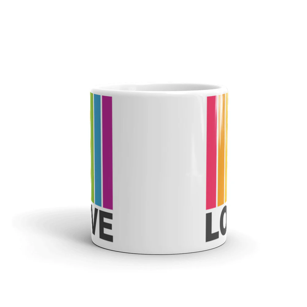 Bright Love Lines Mug - Image 3