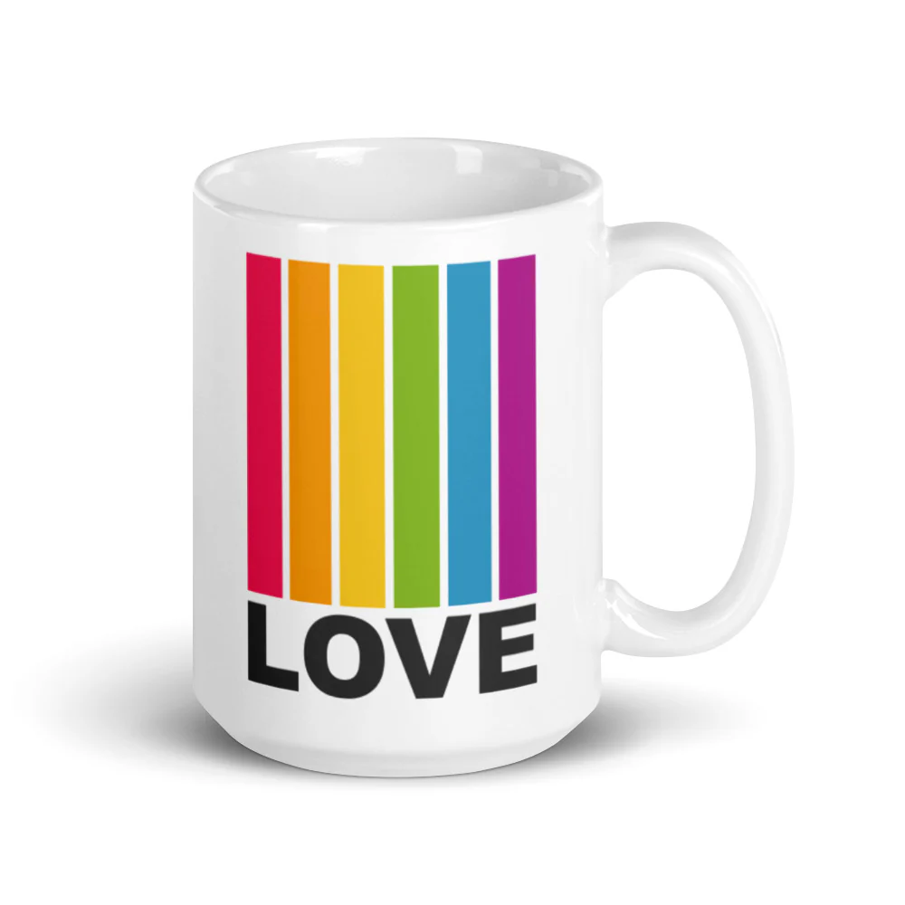 Bright Love Lines Mug - Image 4