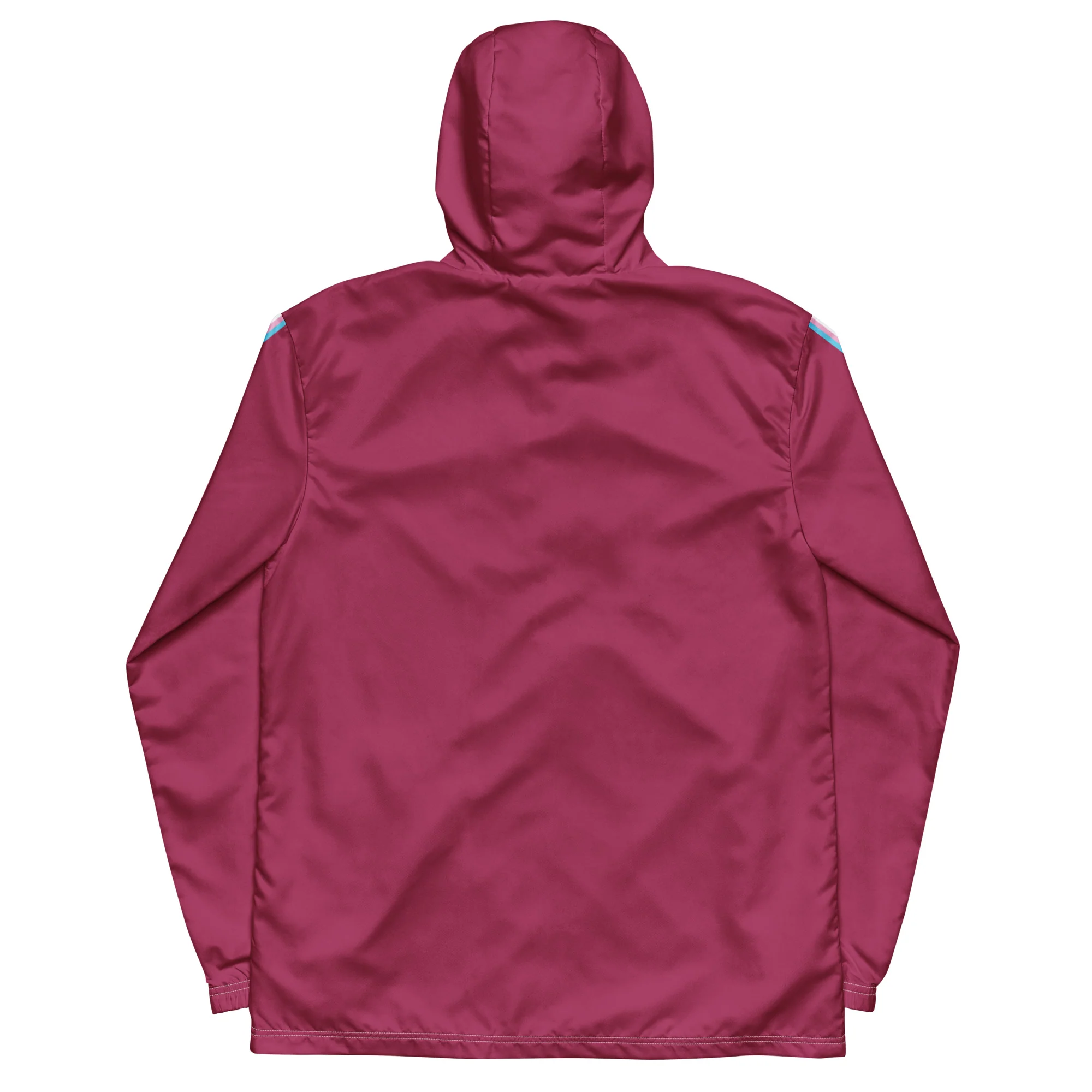 Maroon Windbreaker with Trans Sleeve Stripe - Image 10