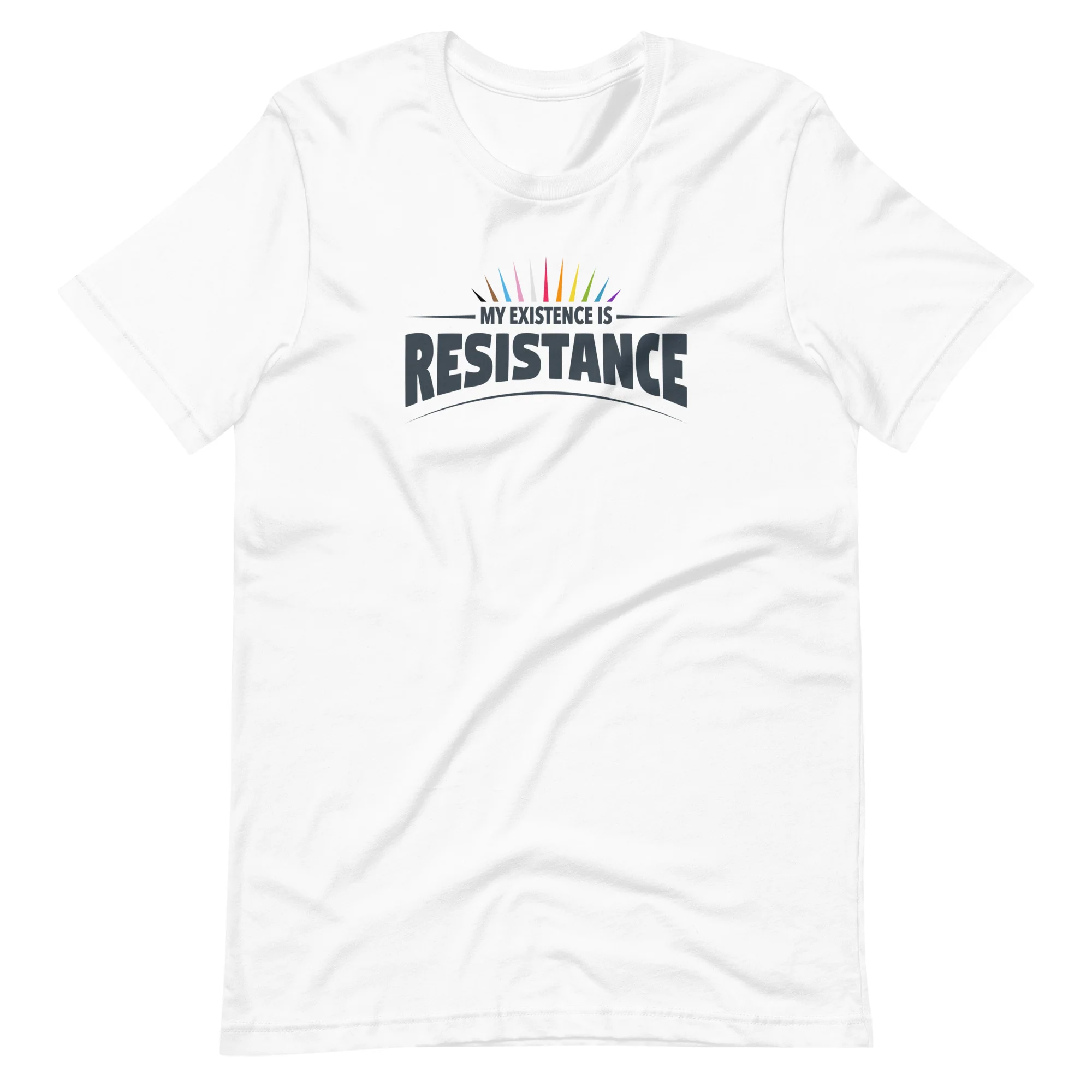 My Existence Is Resistance Rainbow Pride T-Shirt - Image 5