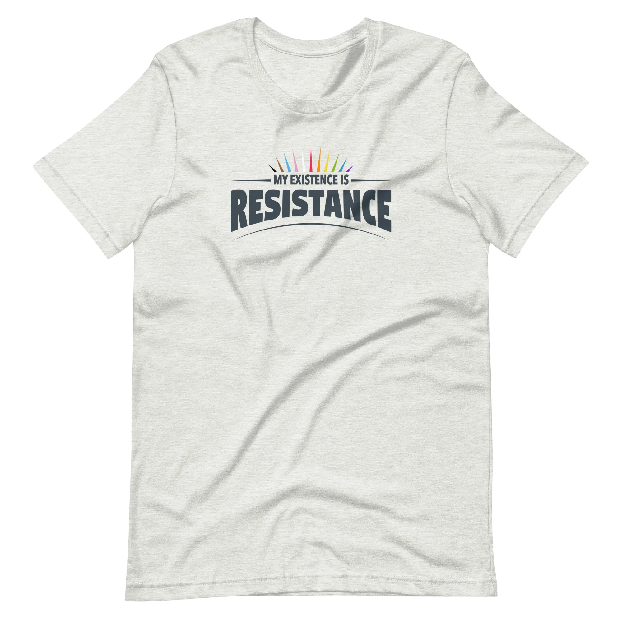 My Existence Is Resistance Rainbow Pride T-Shirt - Image 8