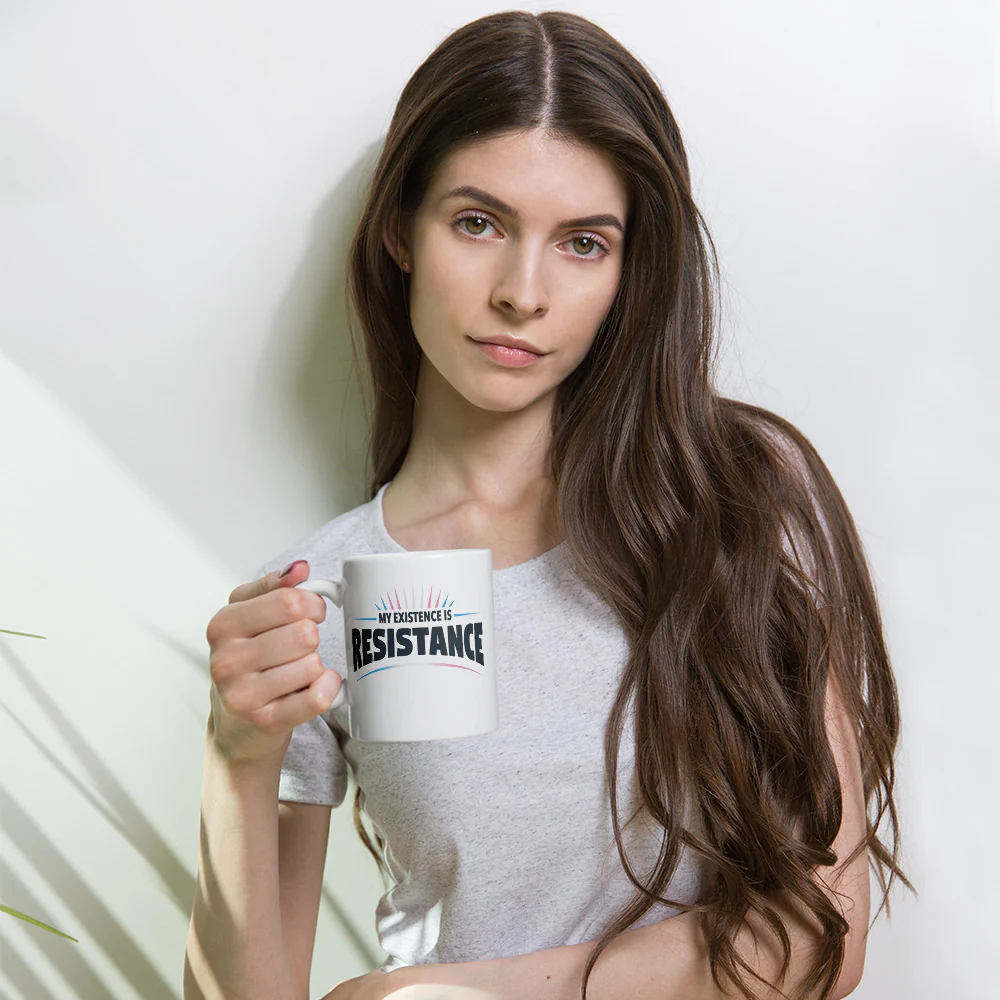 My Existence Is Resistance Trans Pride Mug - Image 2
