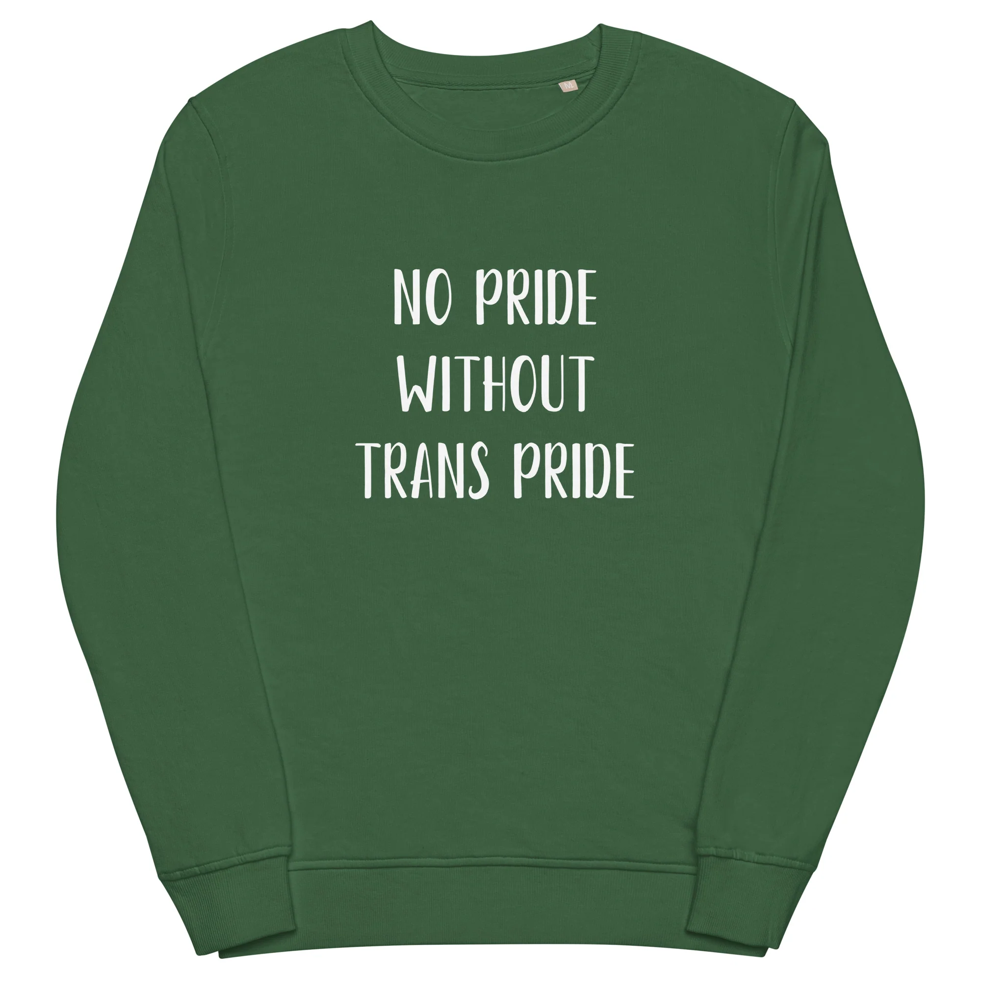 No Pride Without Trans Pride Organic Sweatshirt - Image 6