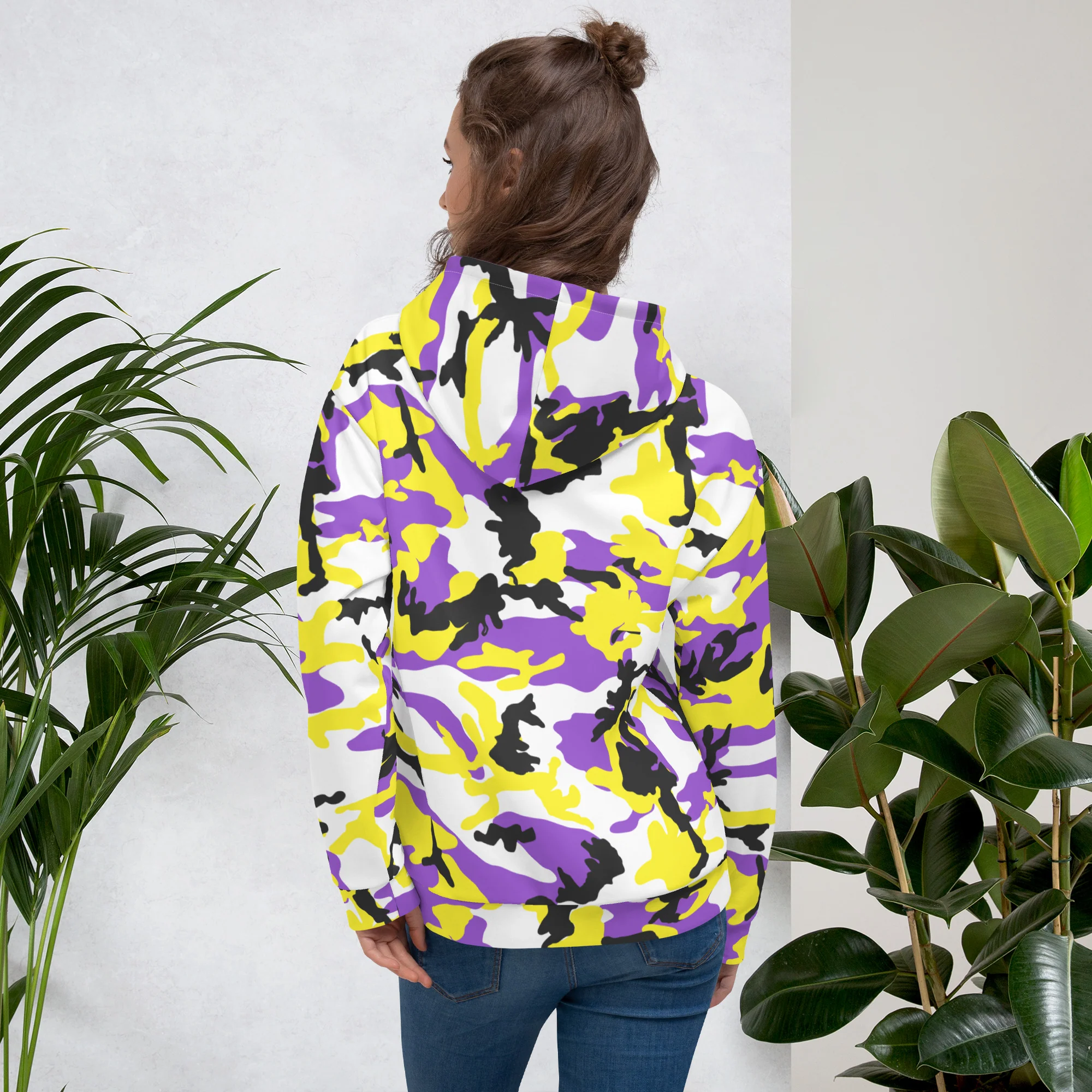 Non-Binary Camo Hoodie - Image 5