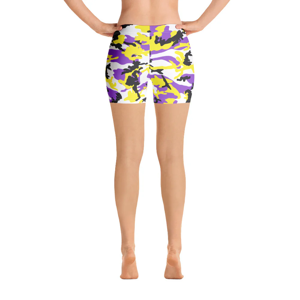 Non-Binary Camo Legging Shorts - Image 4
