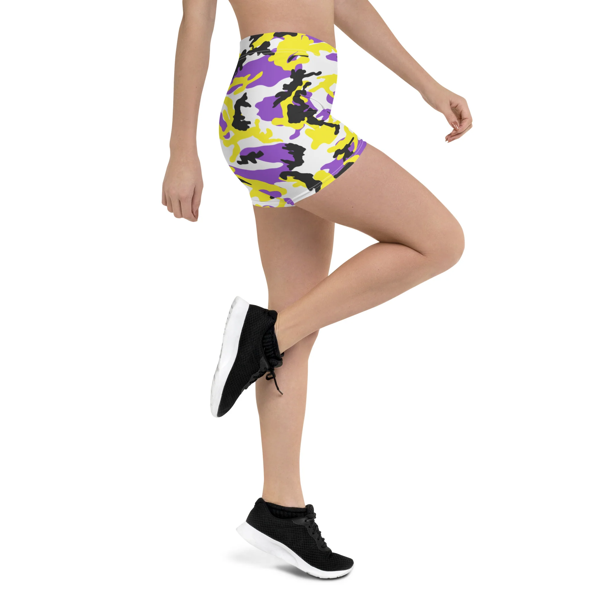 Non-Binary Camo Legging Shorts - Image 8
