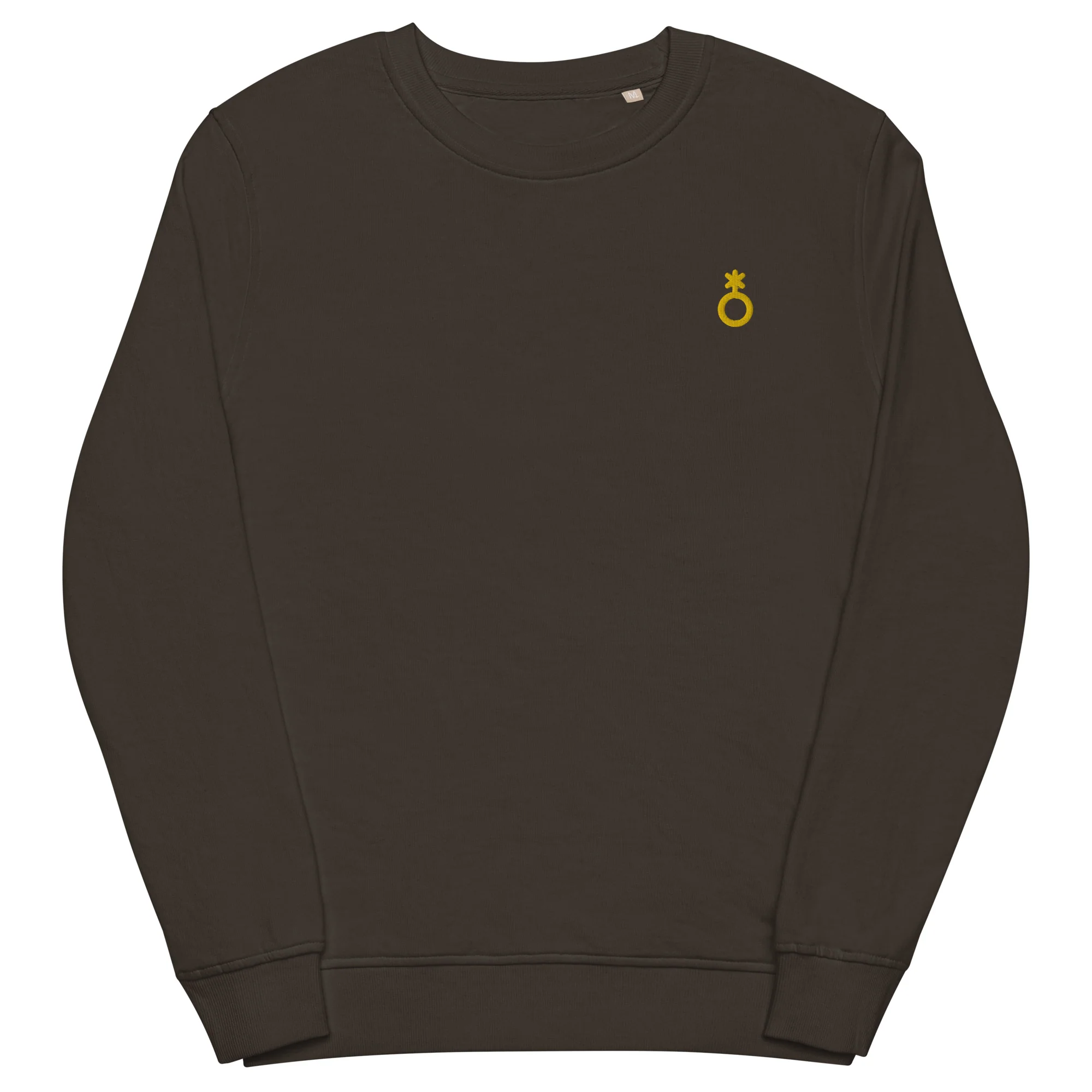 Non-Binary Embroidered Symbol Organic Sweatshirt - Image 4
