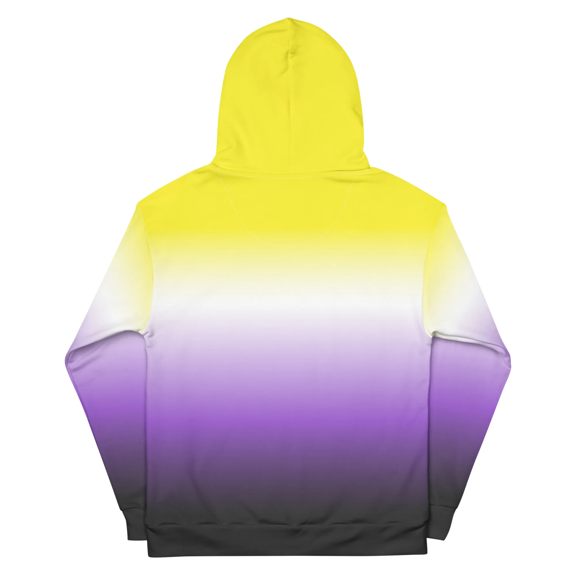 Non Binary Graduated Pride Flag Hoodie - Image 7