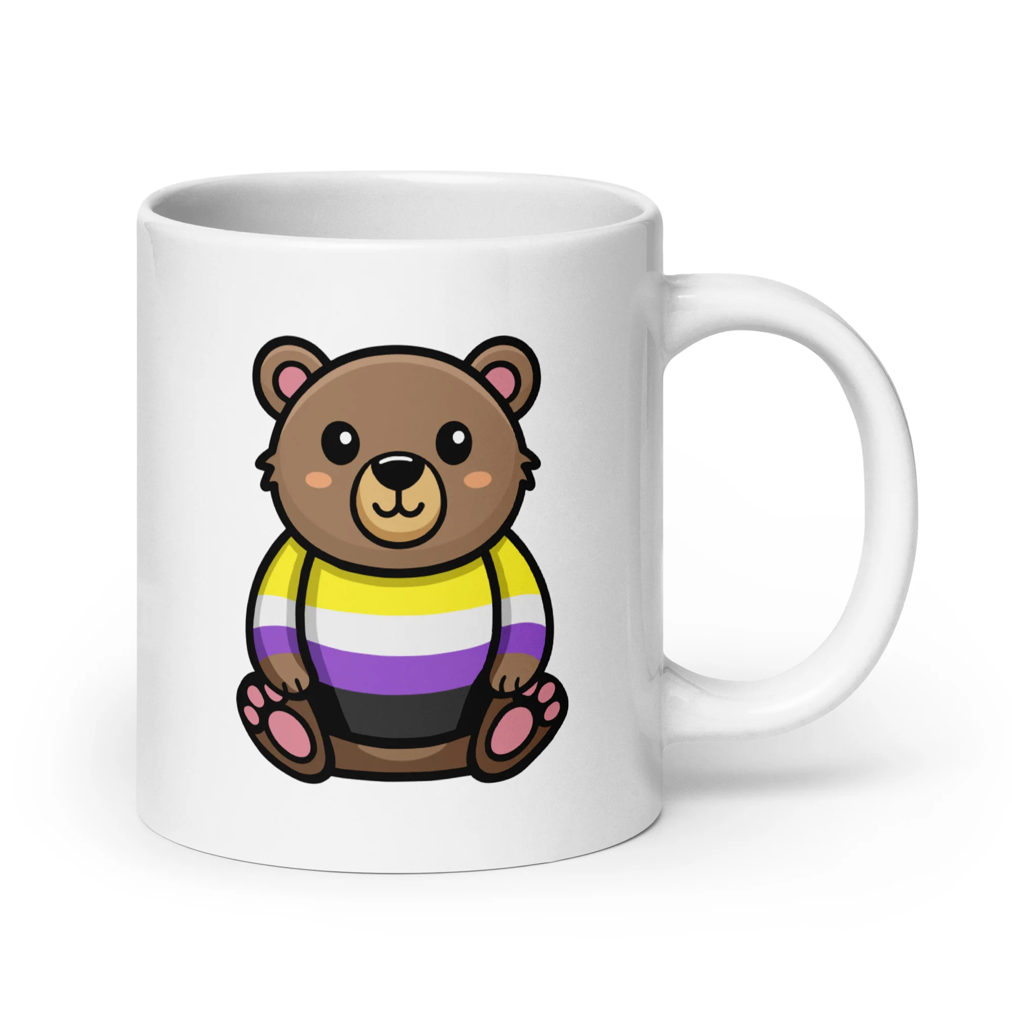 Non Binary Pride Bear Mug