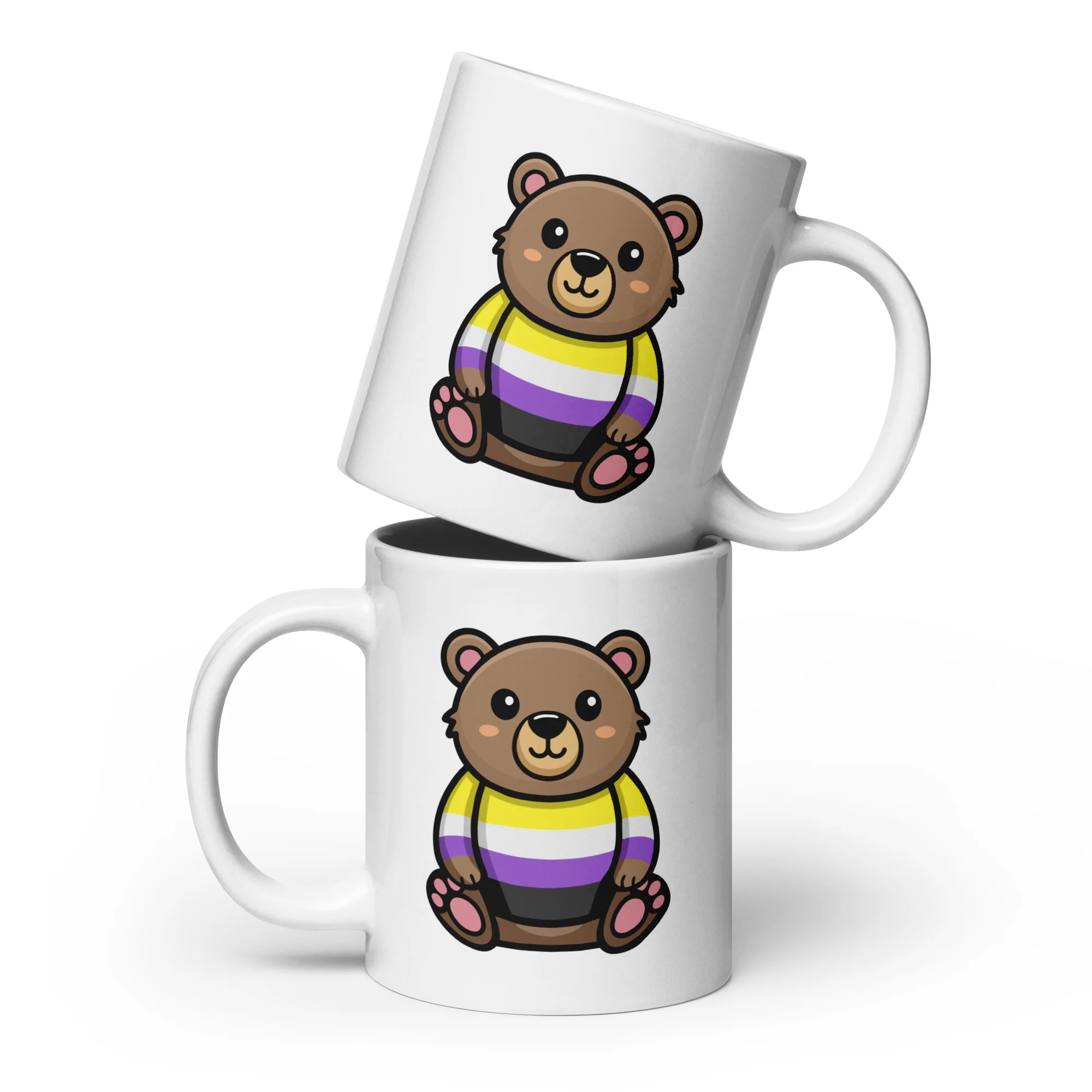 Non Binary Pride Bear Mug - Image 4