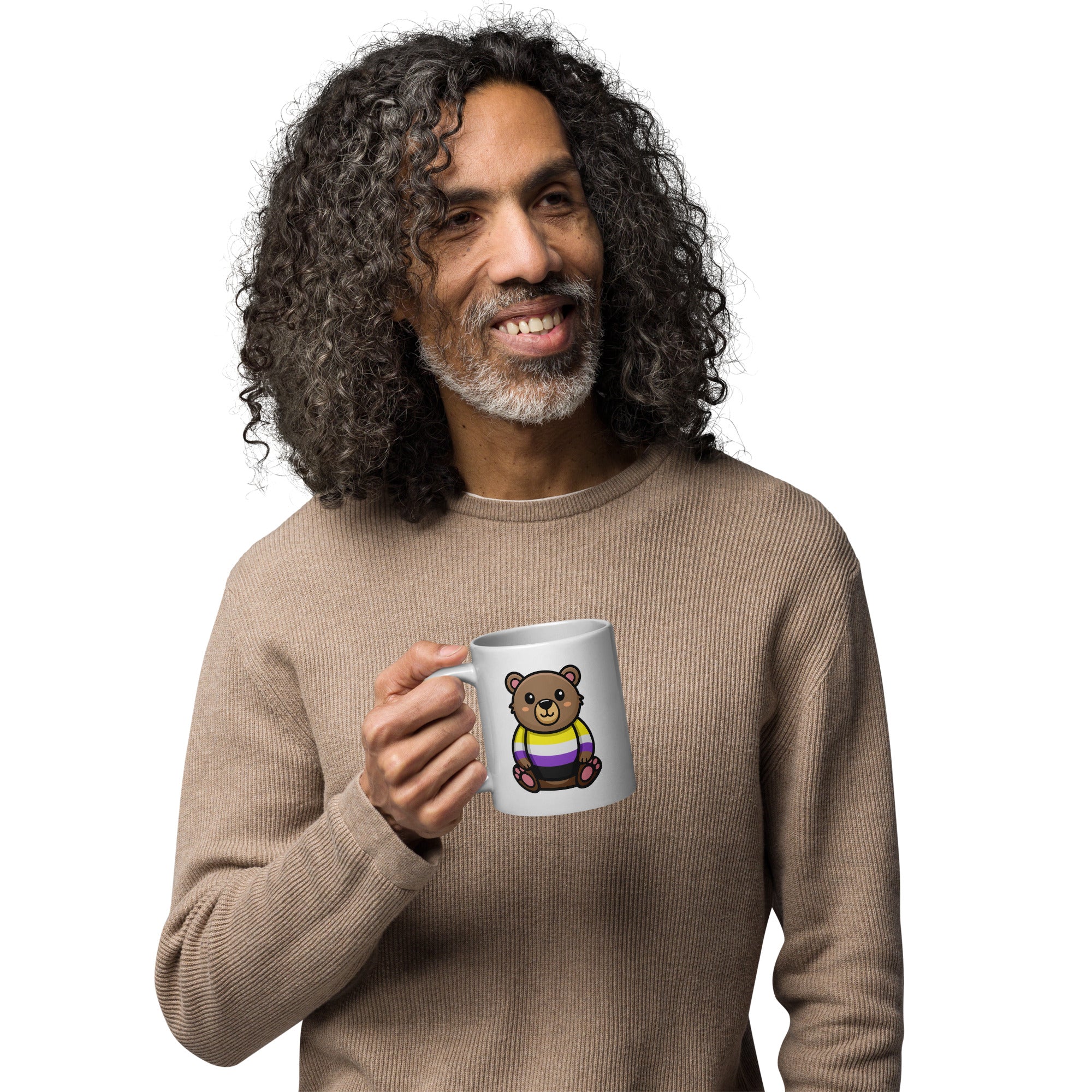 Non Binary Pride Bear Mug - Image 7