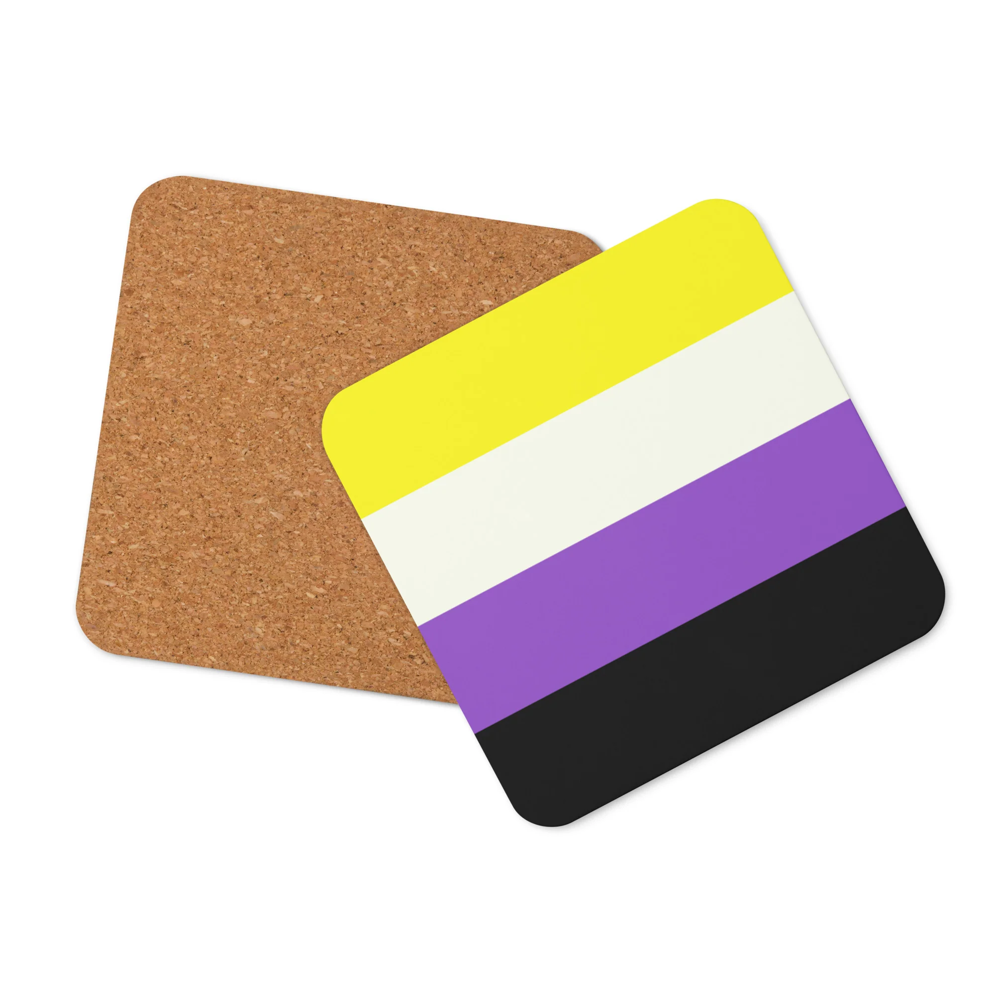 Non Binary Pride Flag Coaster - Image 3