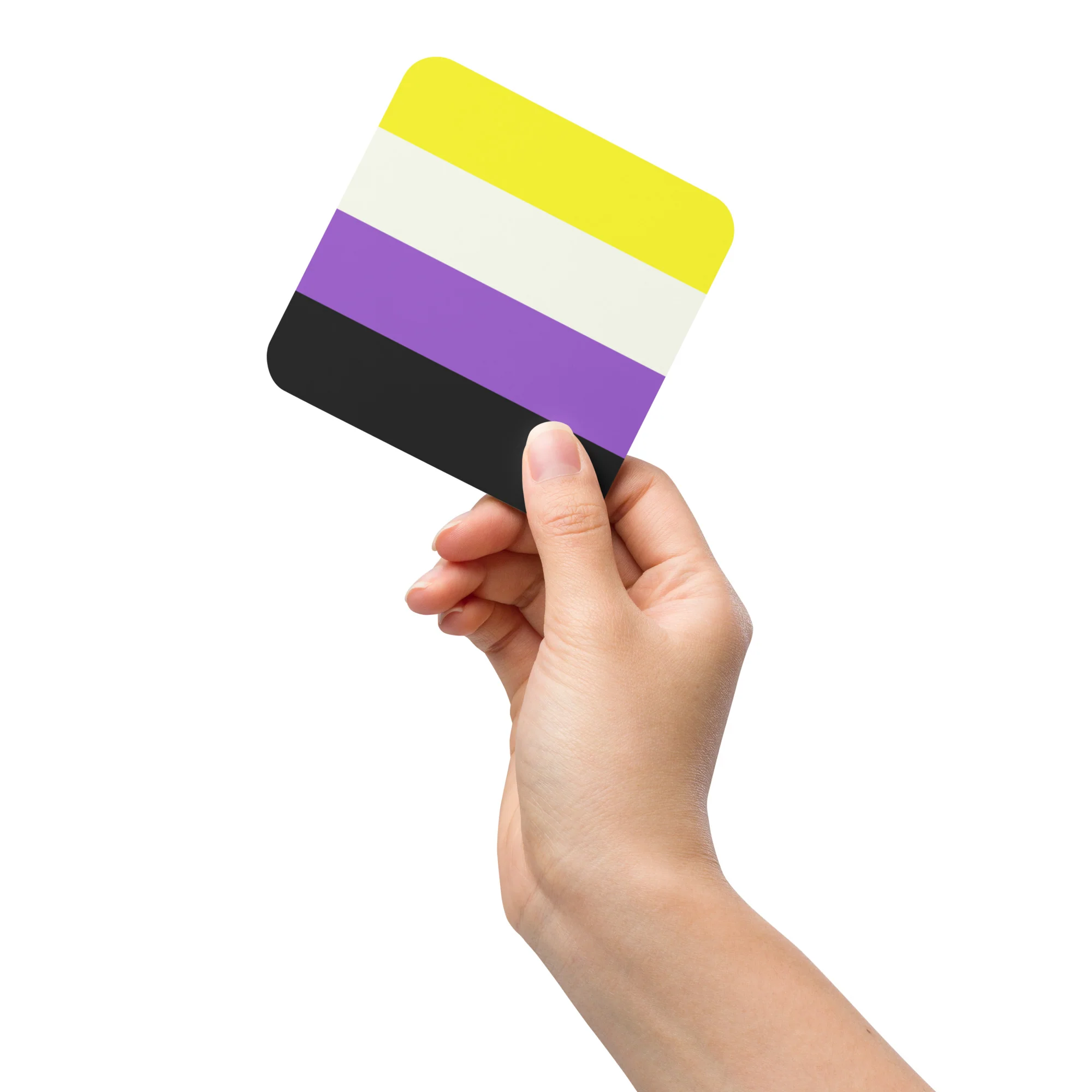 Non Binary Pride Flag Coaster - Image 4