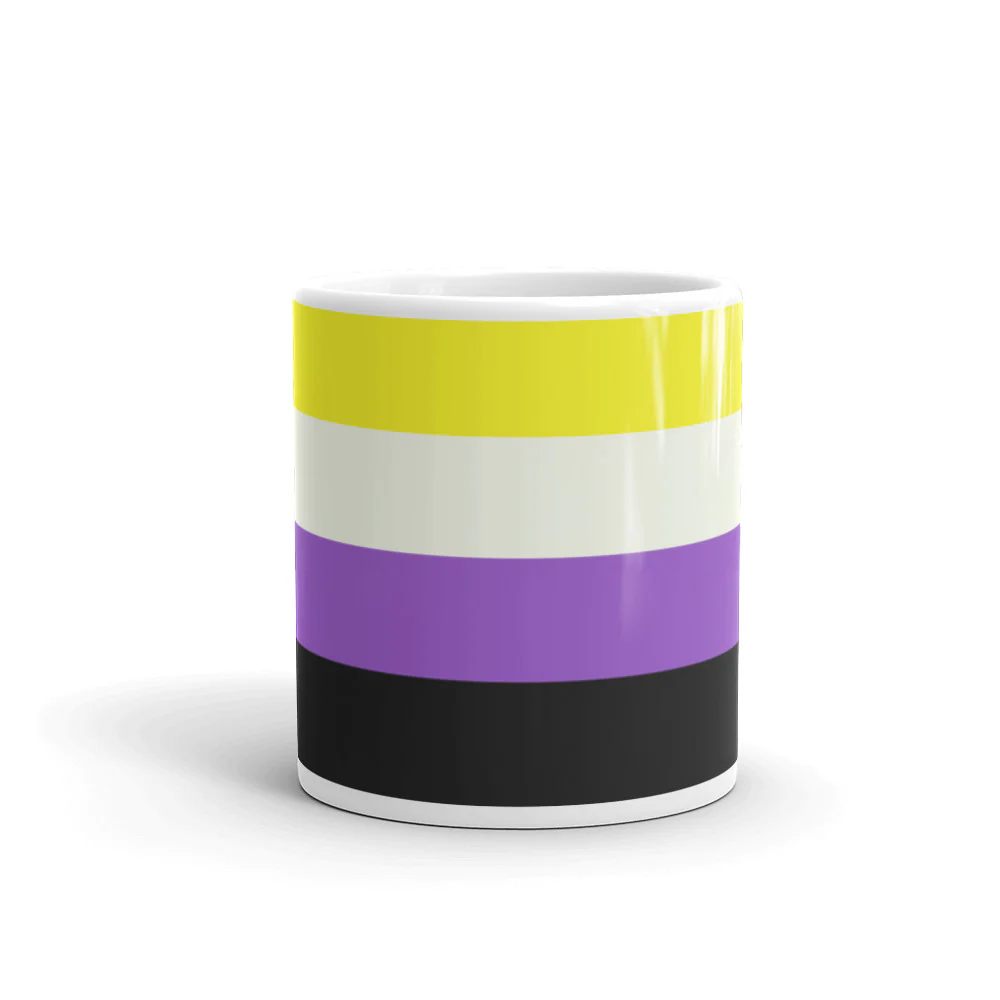 Non Binary Flag Mug - Image 3