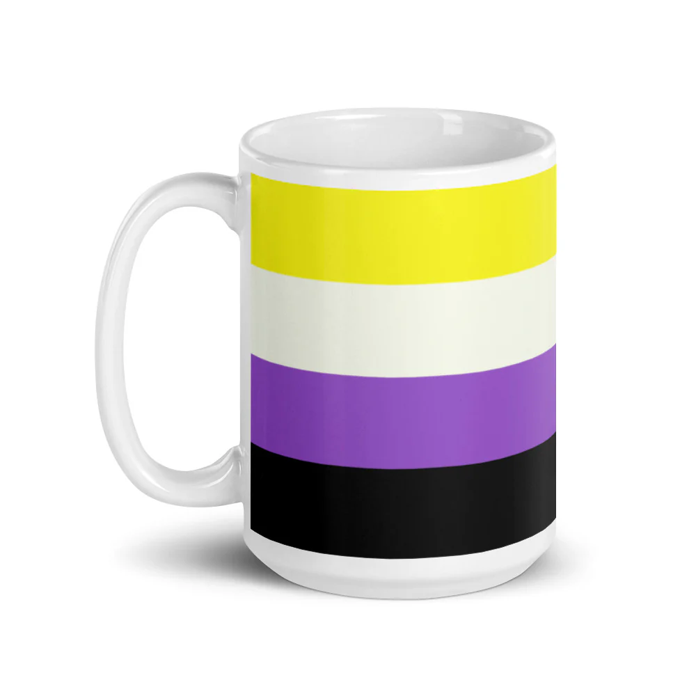 Non Binary Flag Mug - Image 5
