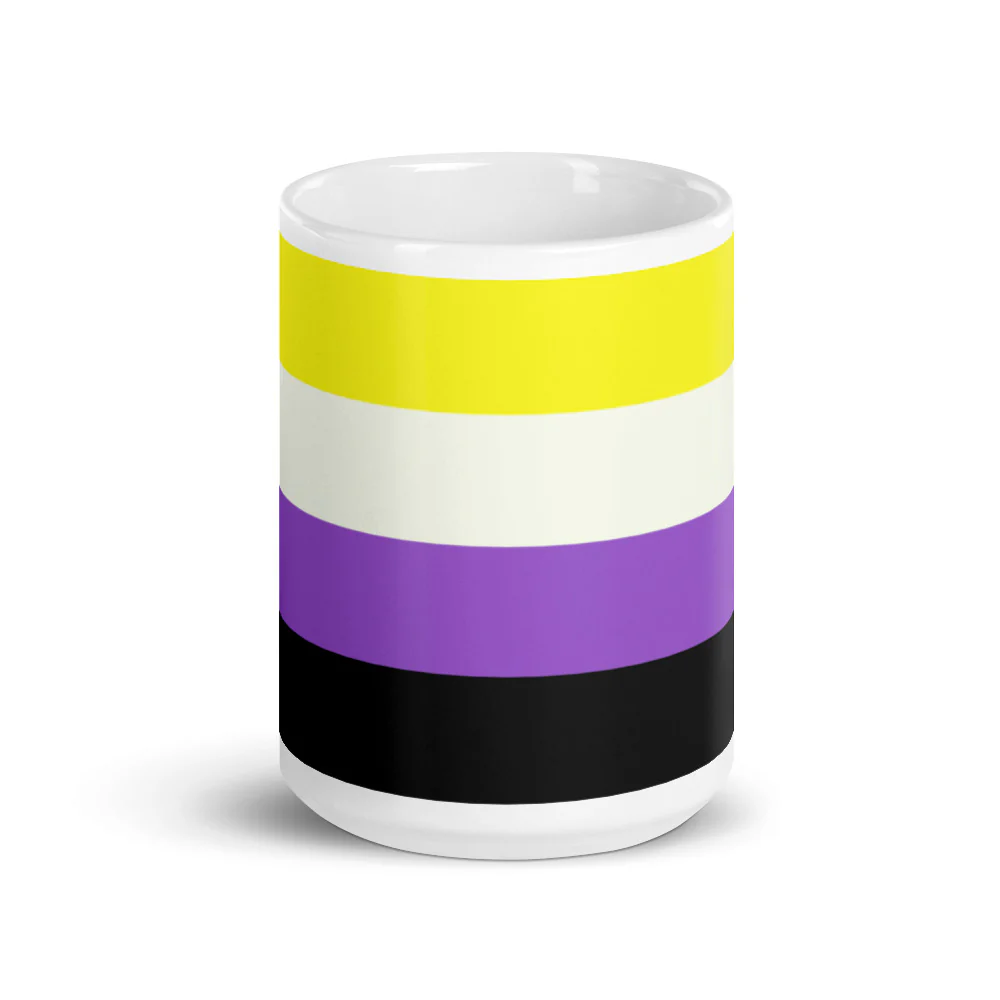 Non Binary Flag Mug - Image 6