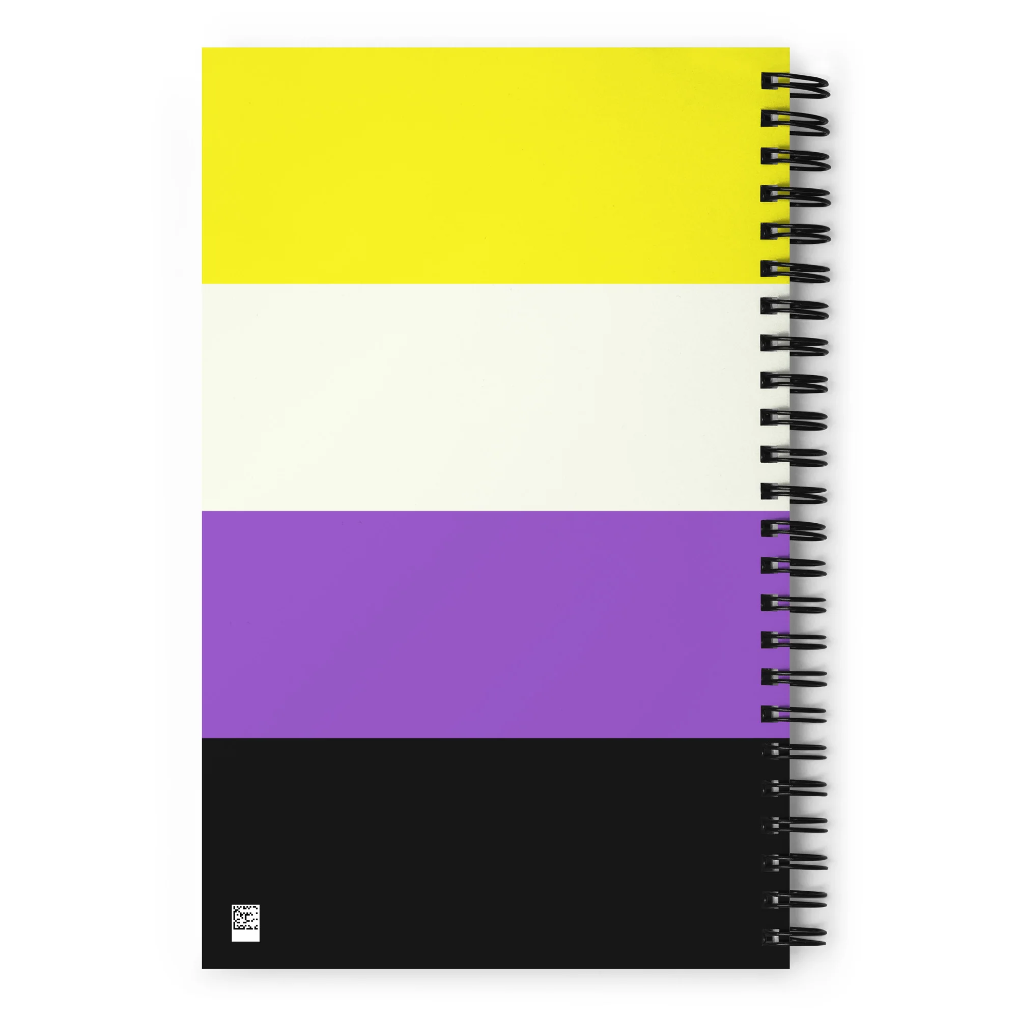 Non-Binary Pride Flag Spiral Notebook - Image 3