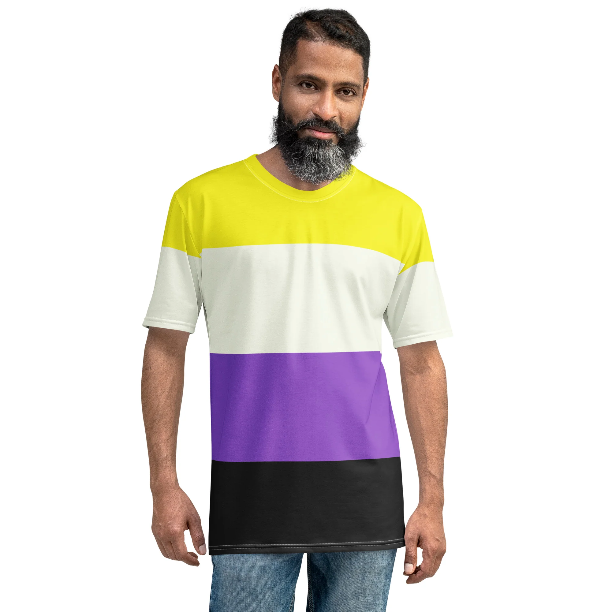 Non-Binary Pride Flag T-shirt - Image 3
