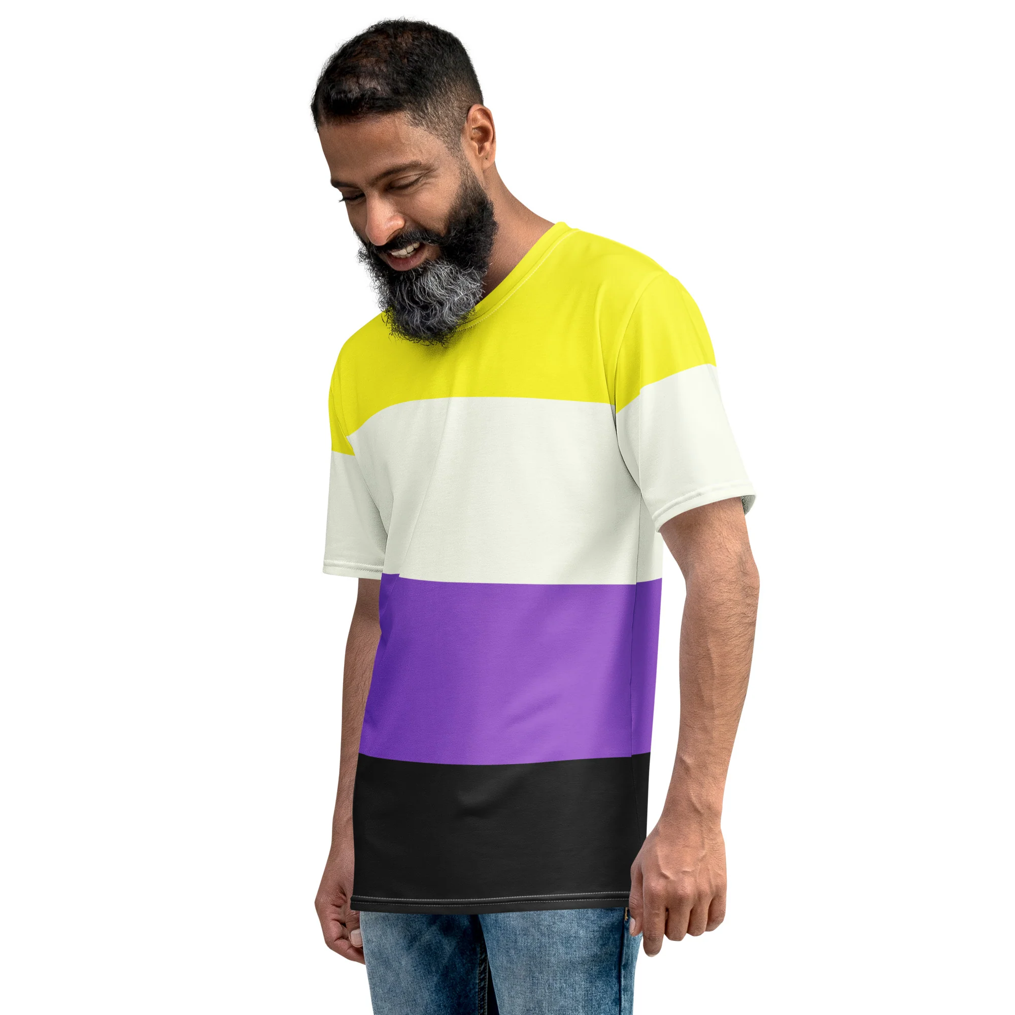 Non-Binary Pride Flag T-shirt - Image 4